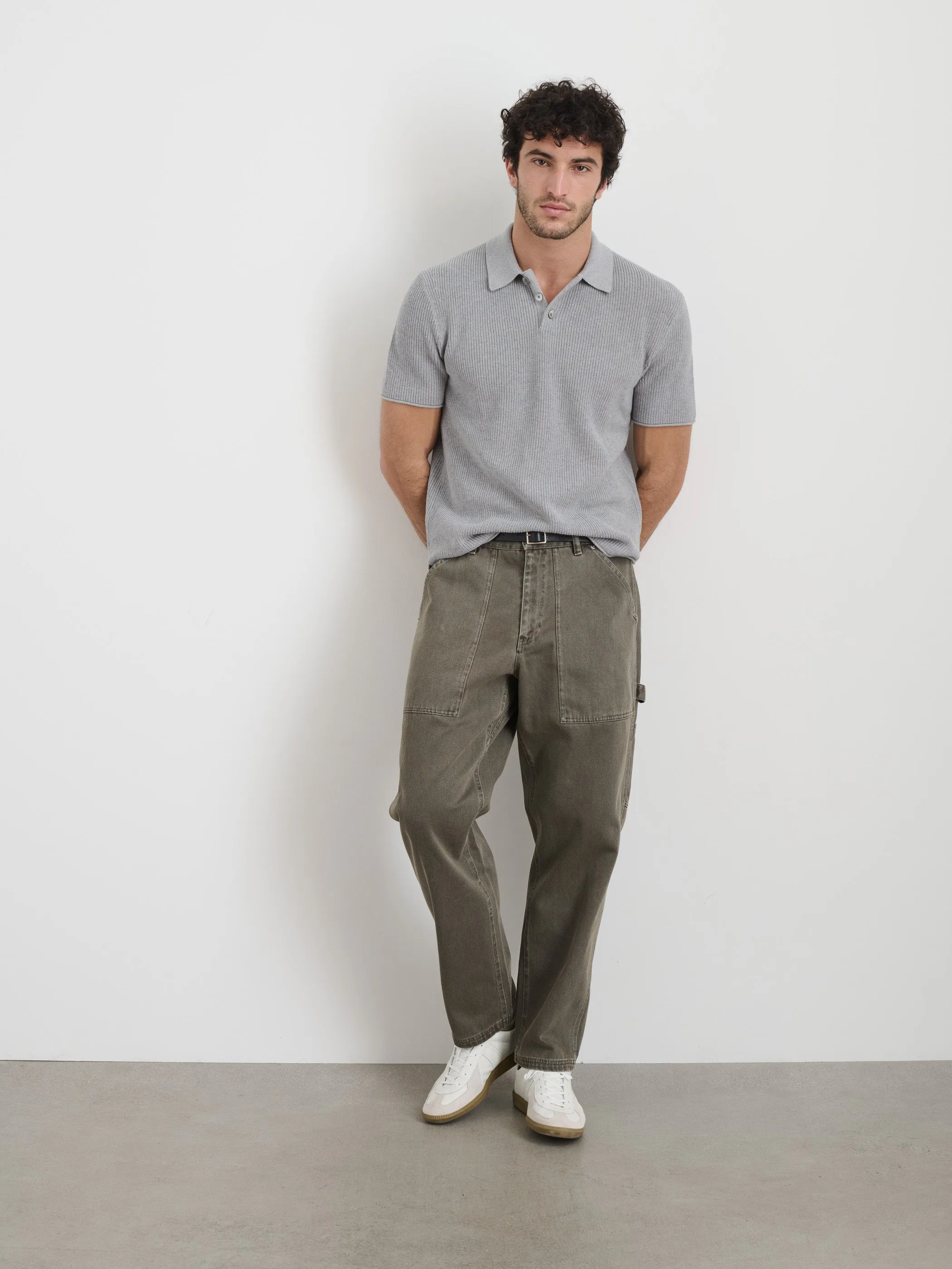 Eastwood Polo in Cotton Linen