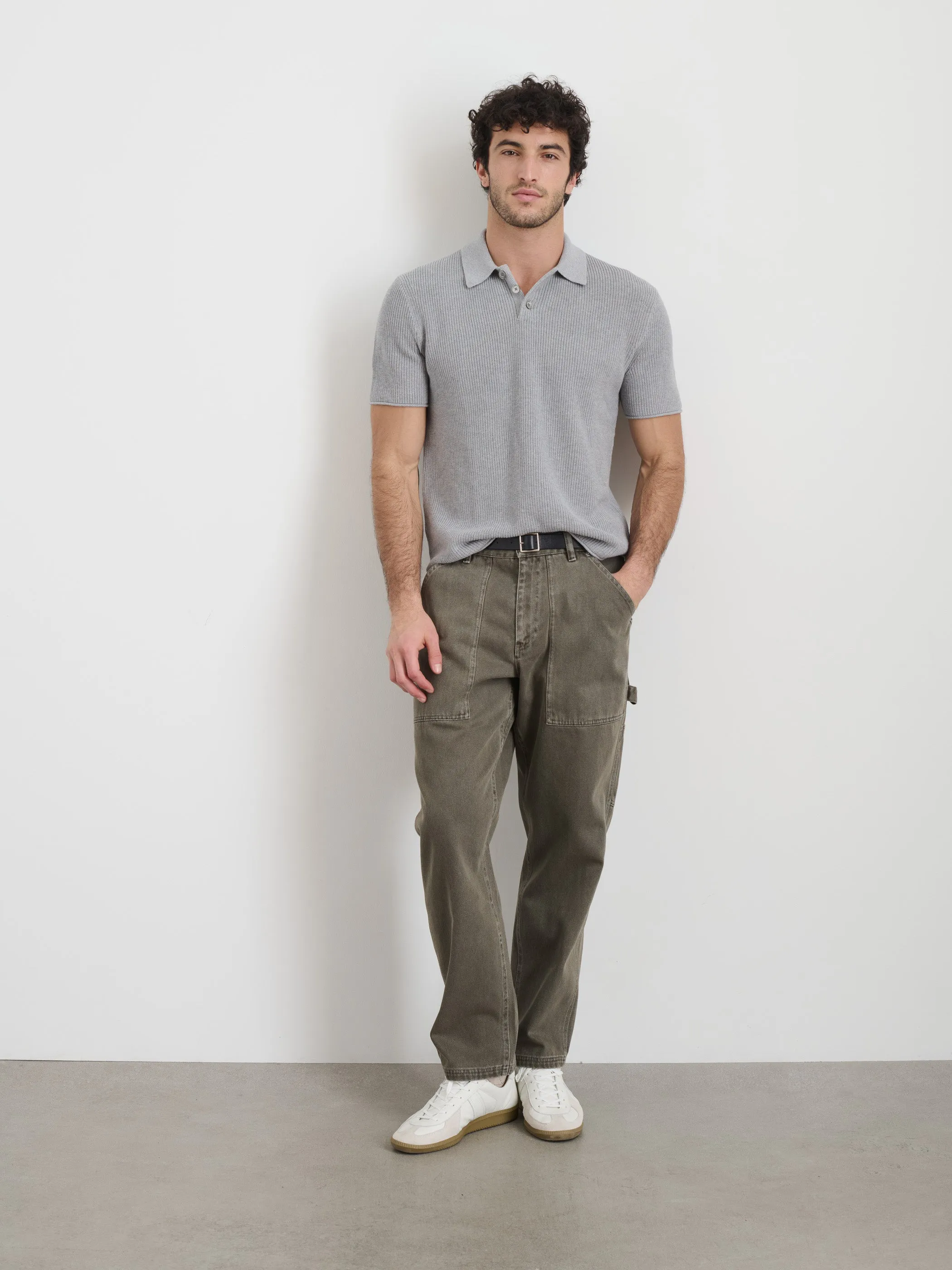 Eastwood Polo in Cotton Linen