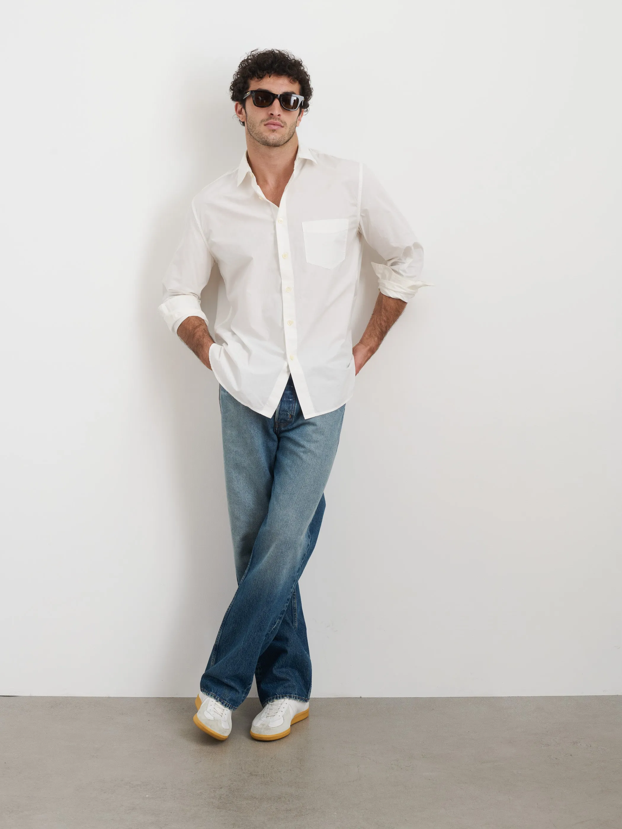 Easy Shirt in Cotton Poplin