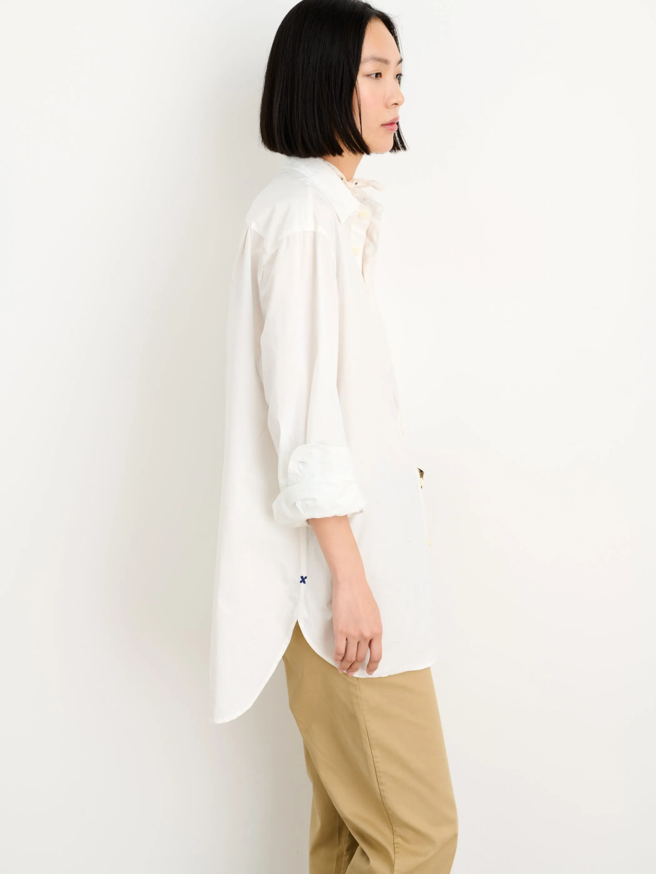 Easy Shirt in Cotton Poplin