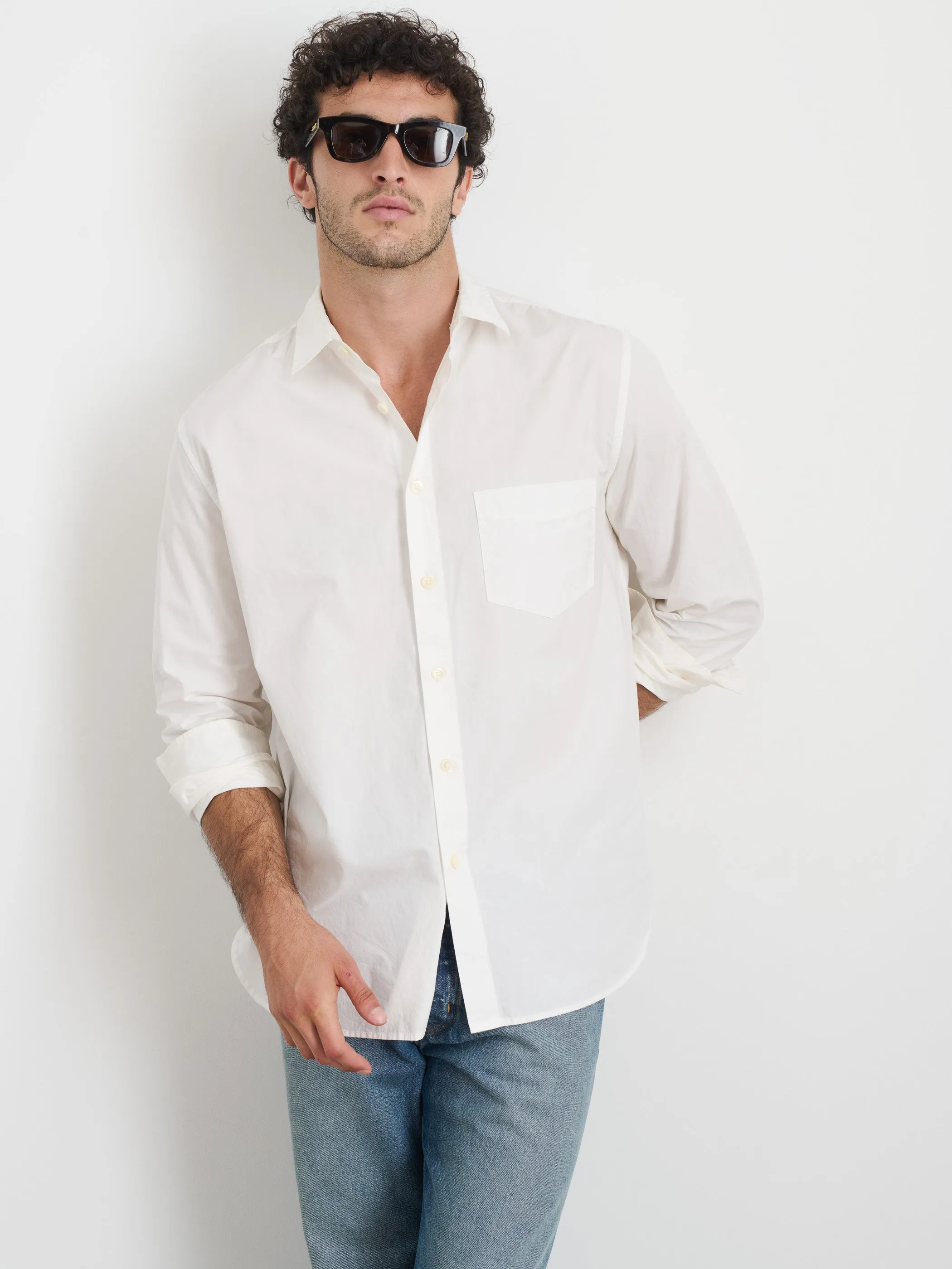 Easy Shirt in Cotton Poplin