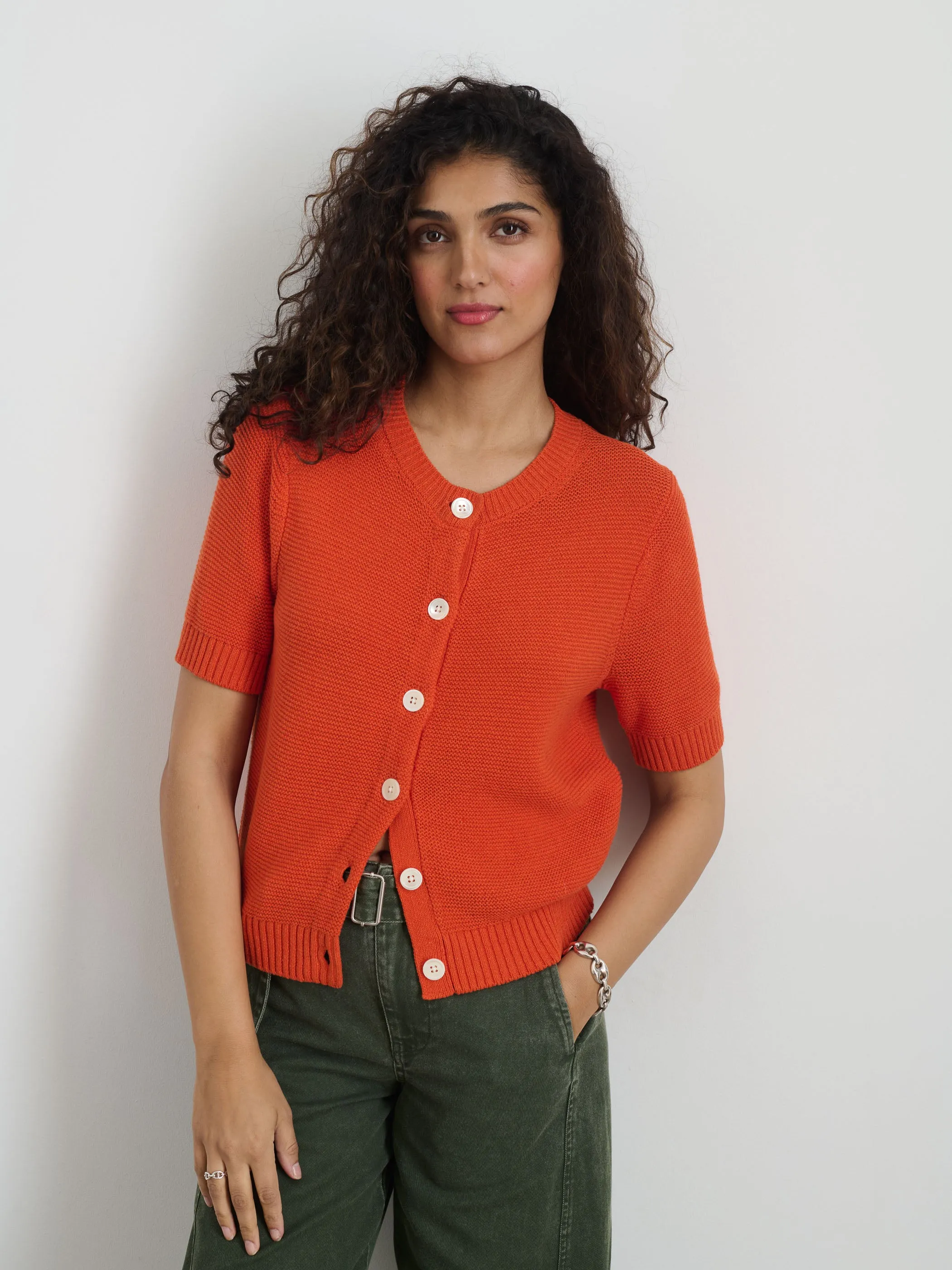 Elle Sweater In Cotton Linen
