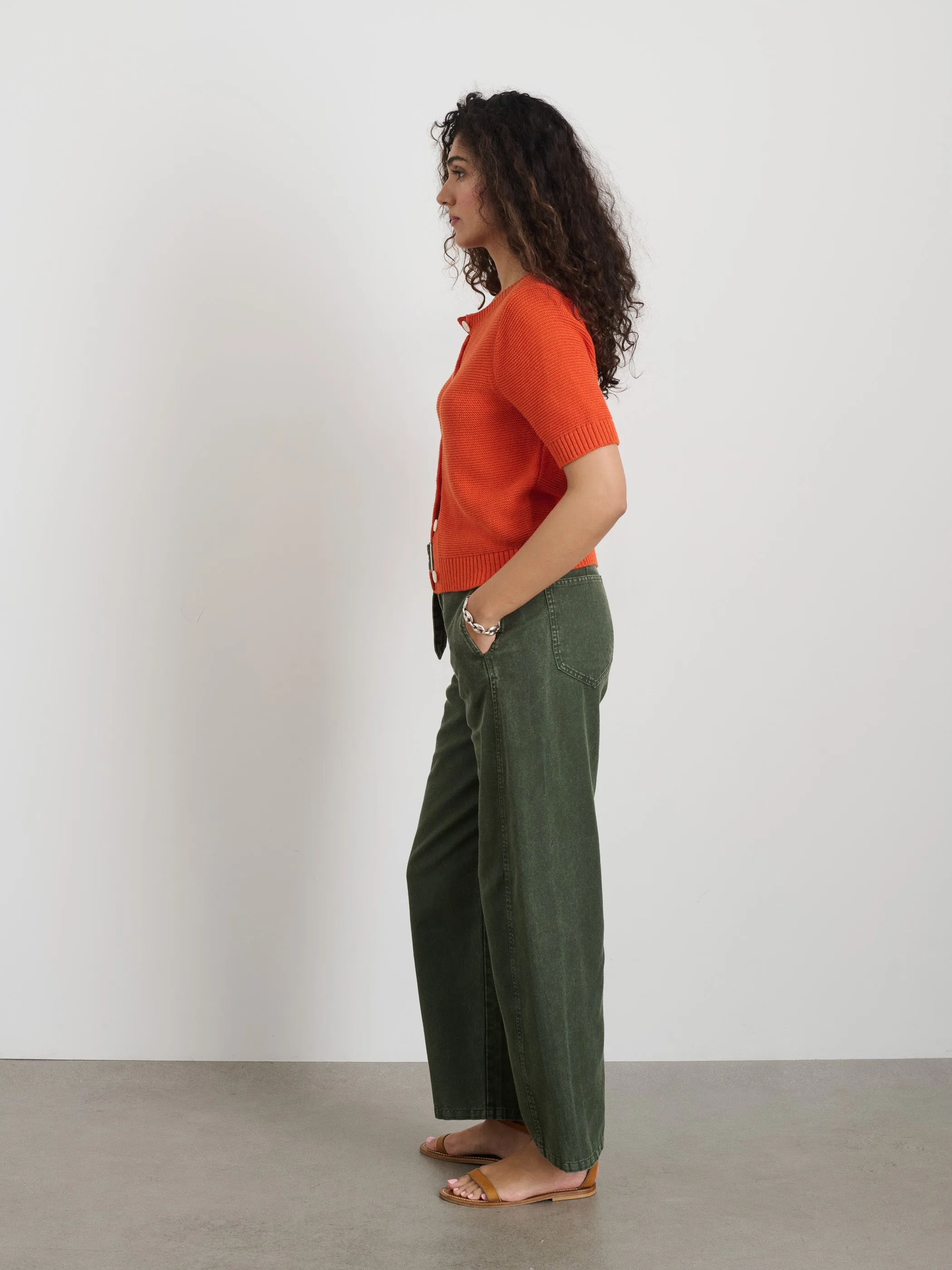 Elle Sweater In Cotton Linen