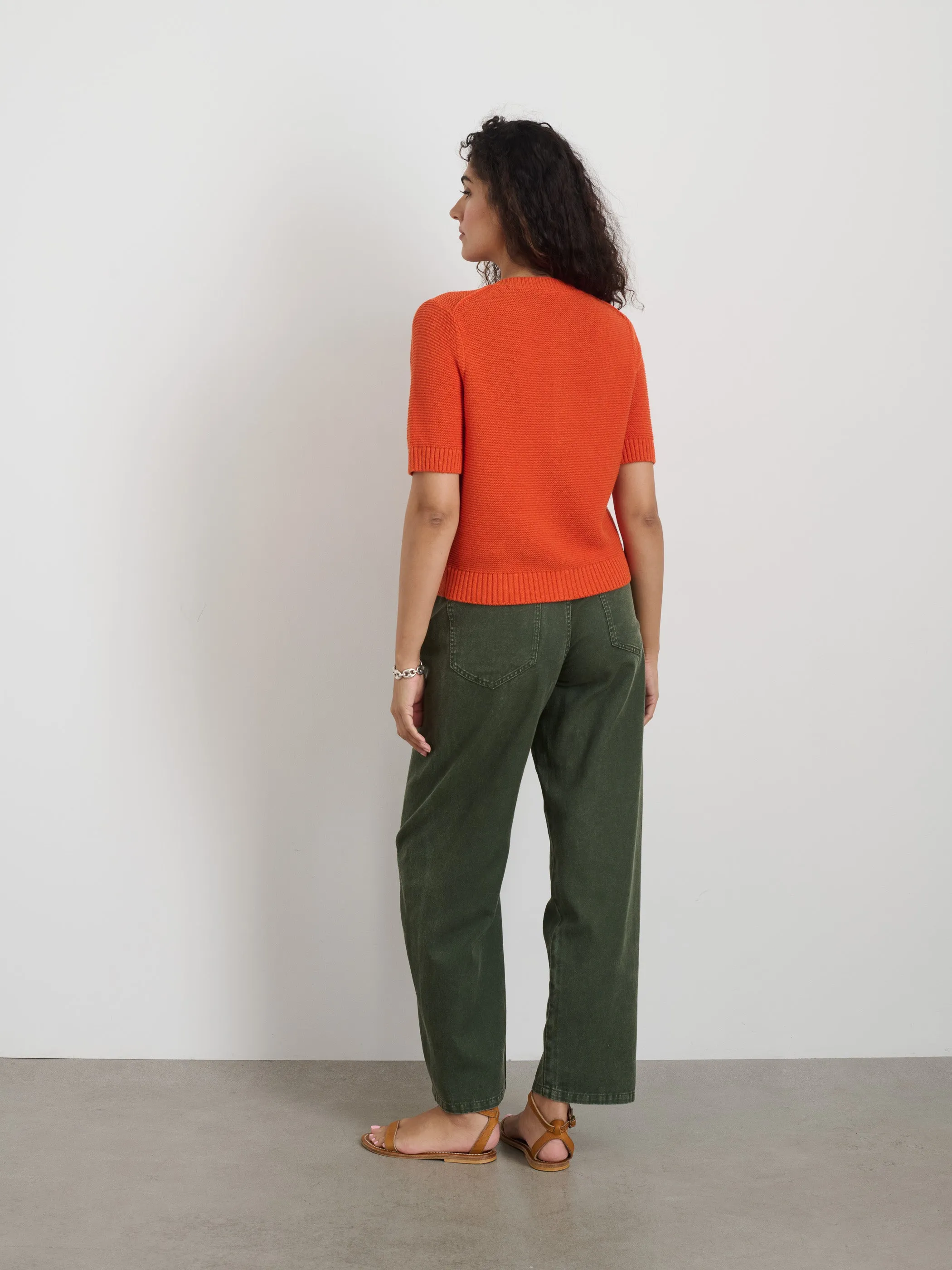 Elle Sweater In Cotton Linen