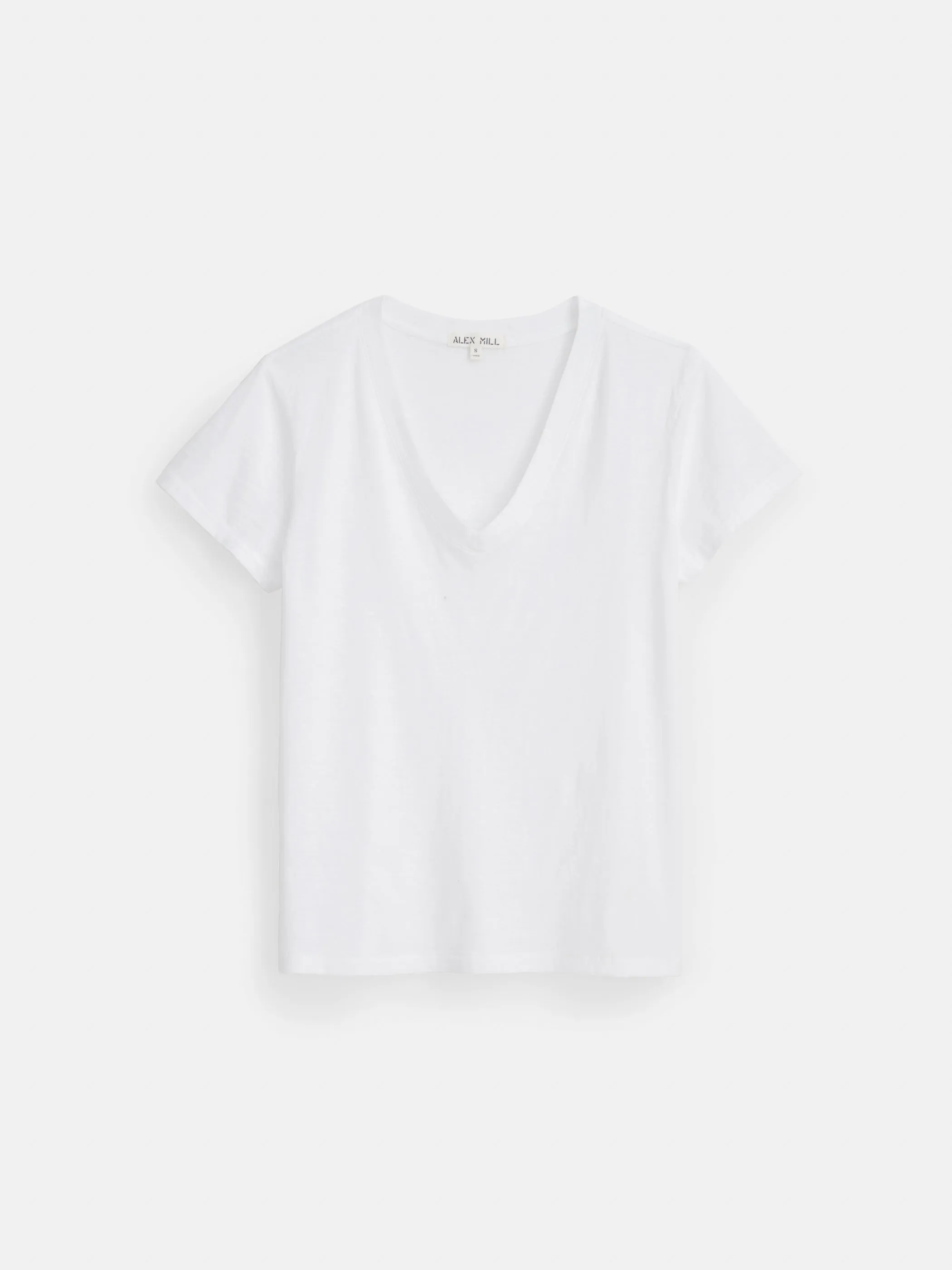 Elliott V Neck Tee in Cotton