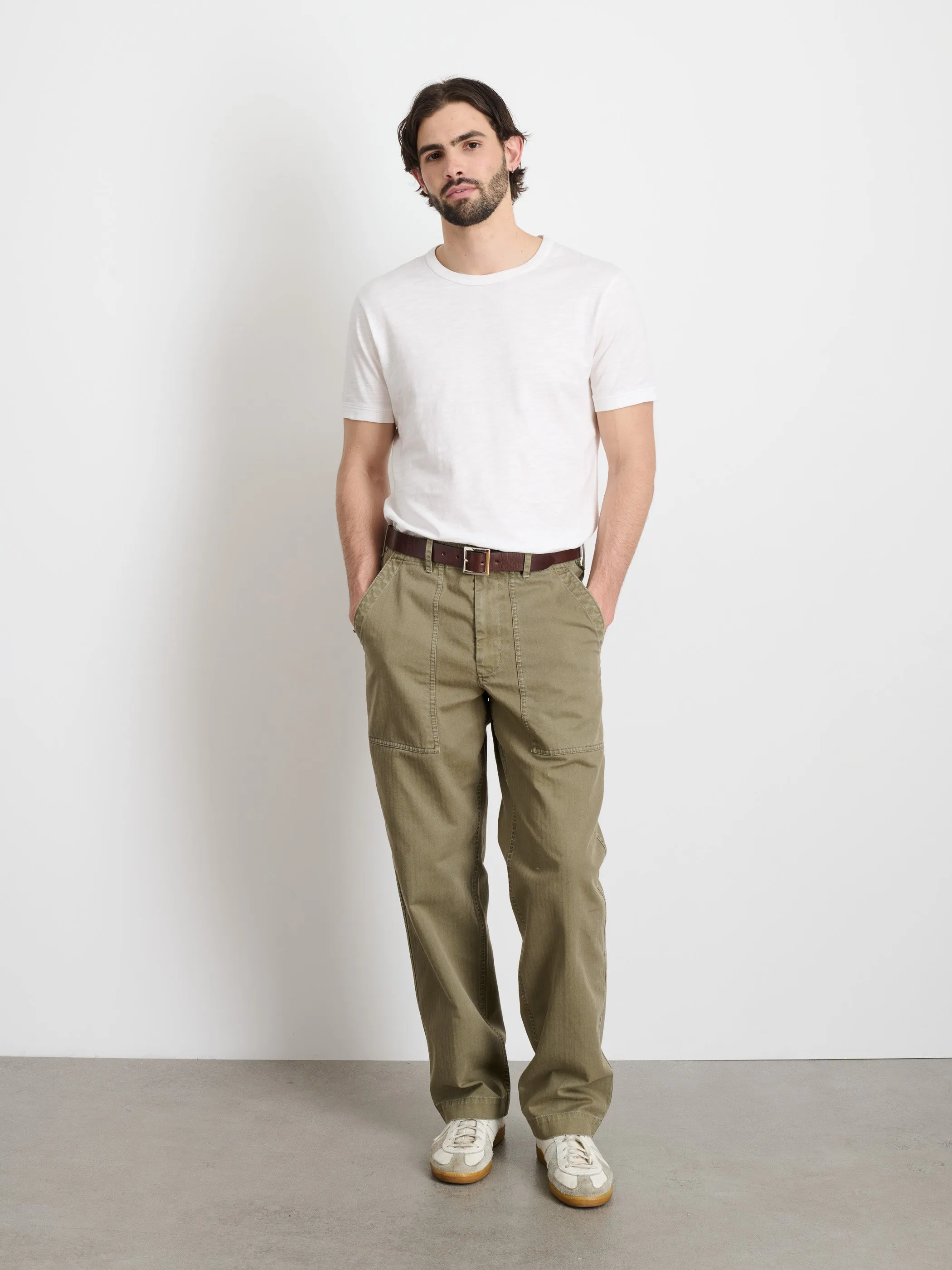 Field Pant in Herringbone