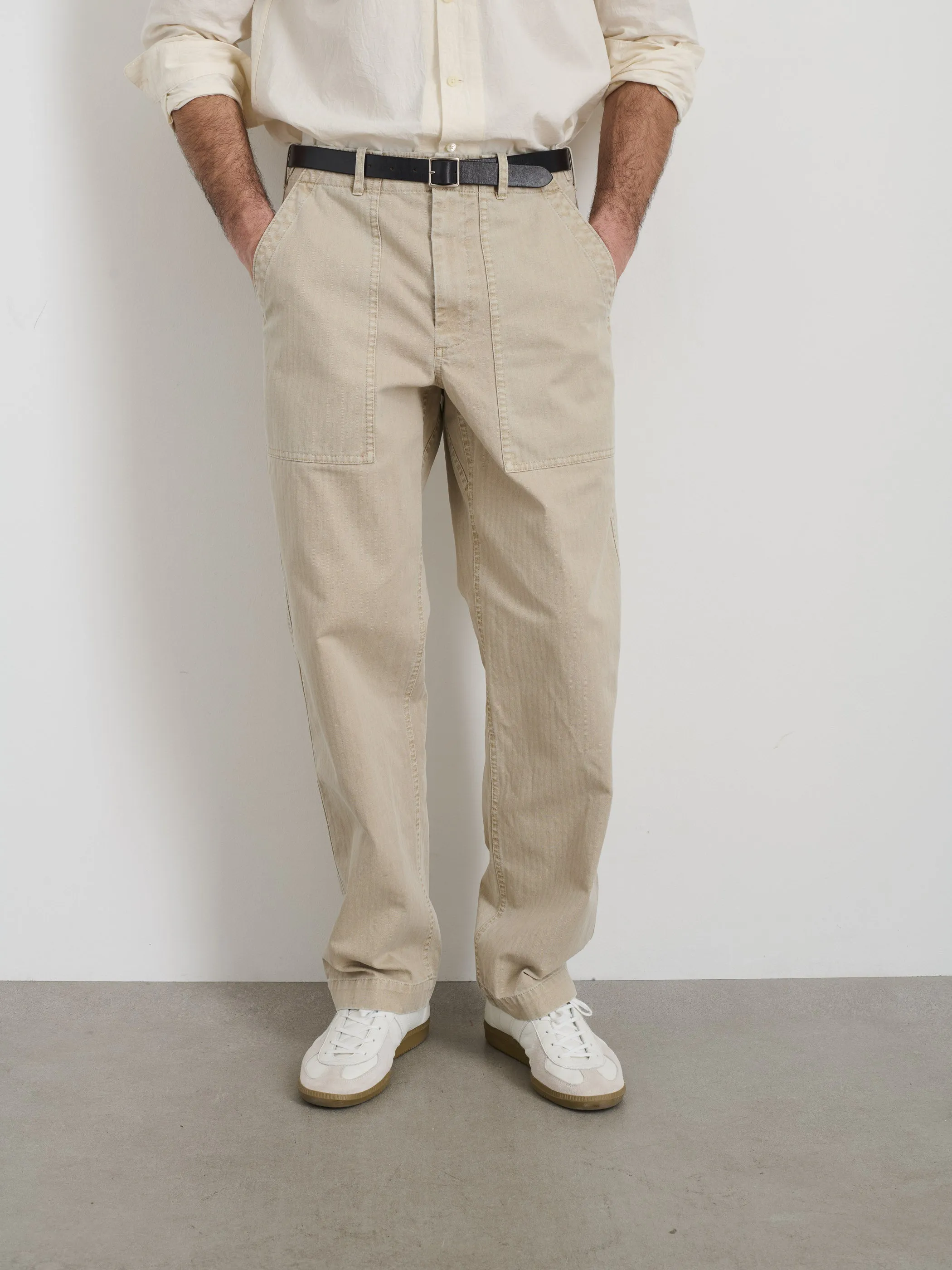 Field Pant in Herringbone