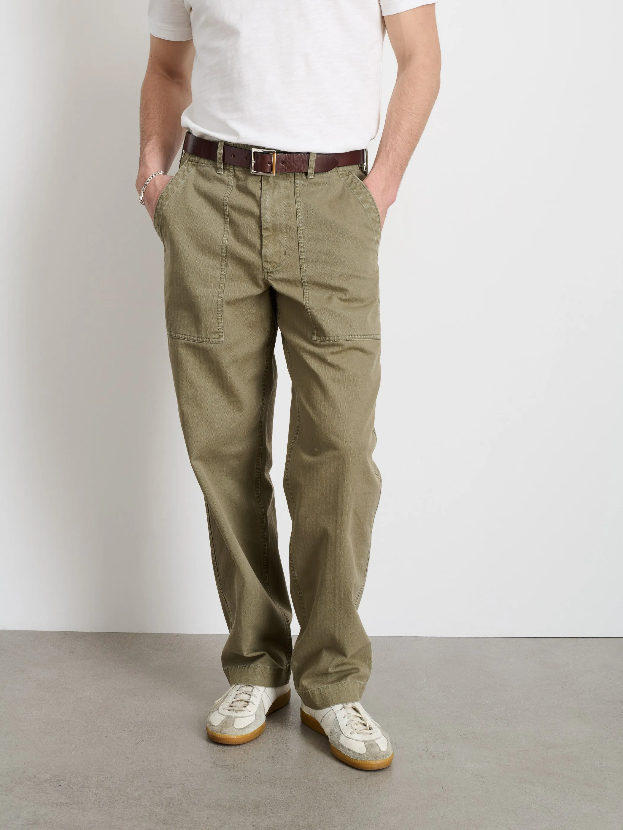 Field Pant in Herringbone