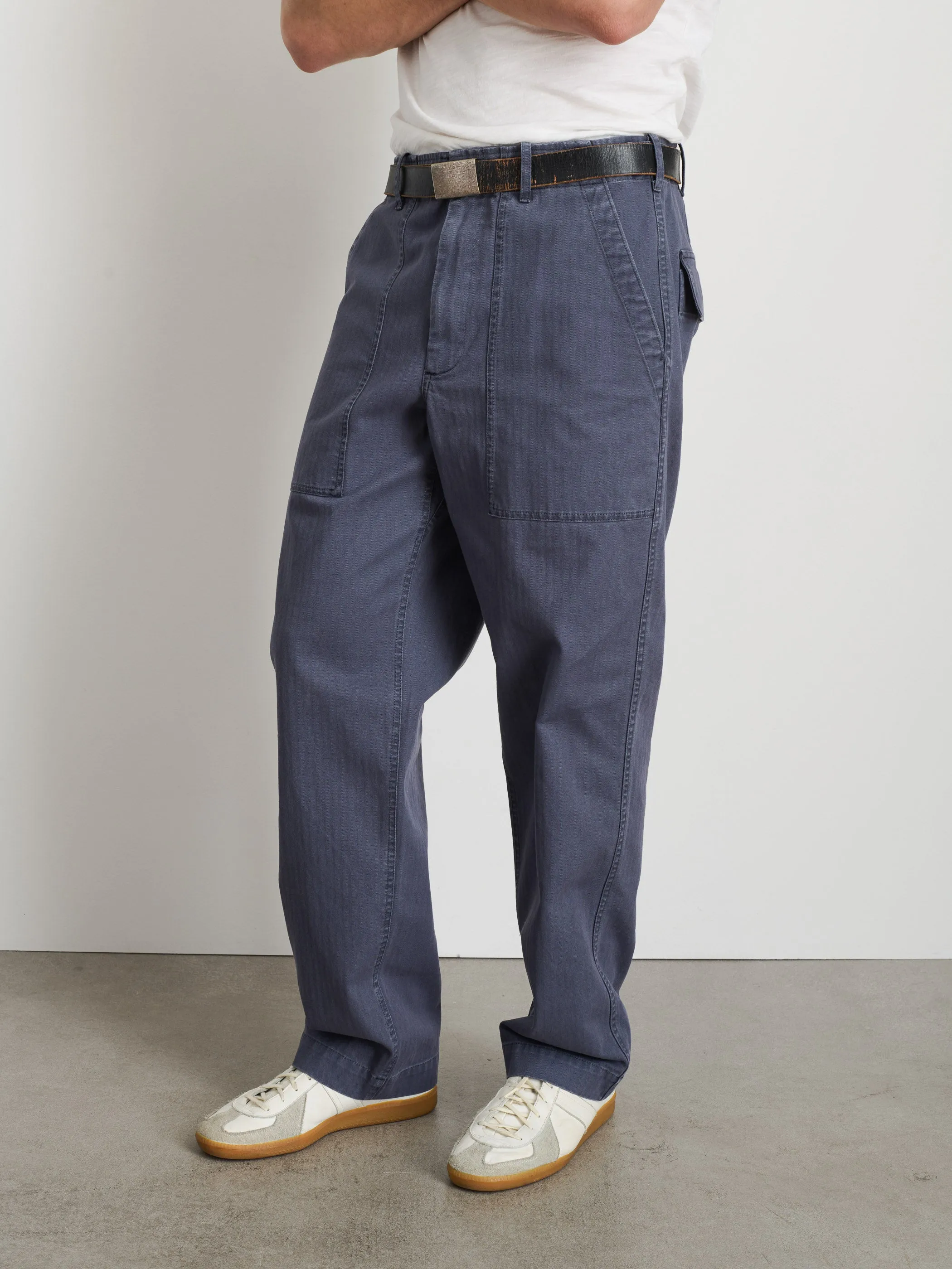 Field Pant in Herringbone