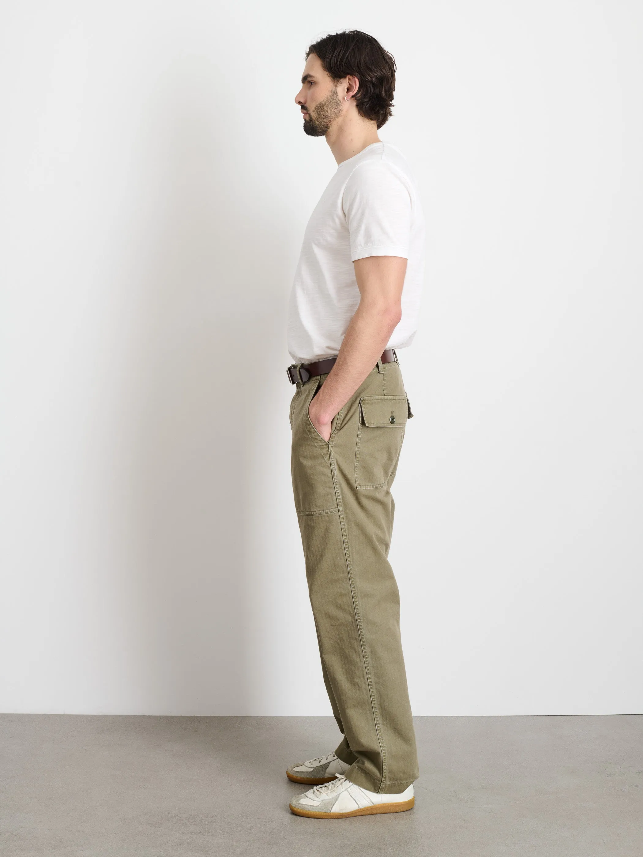 Field Pant in Herringbone