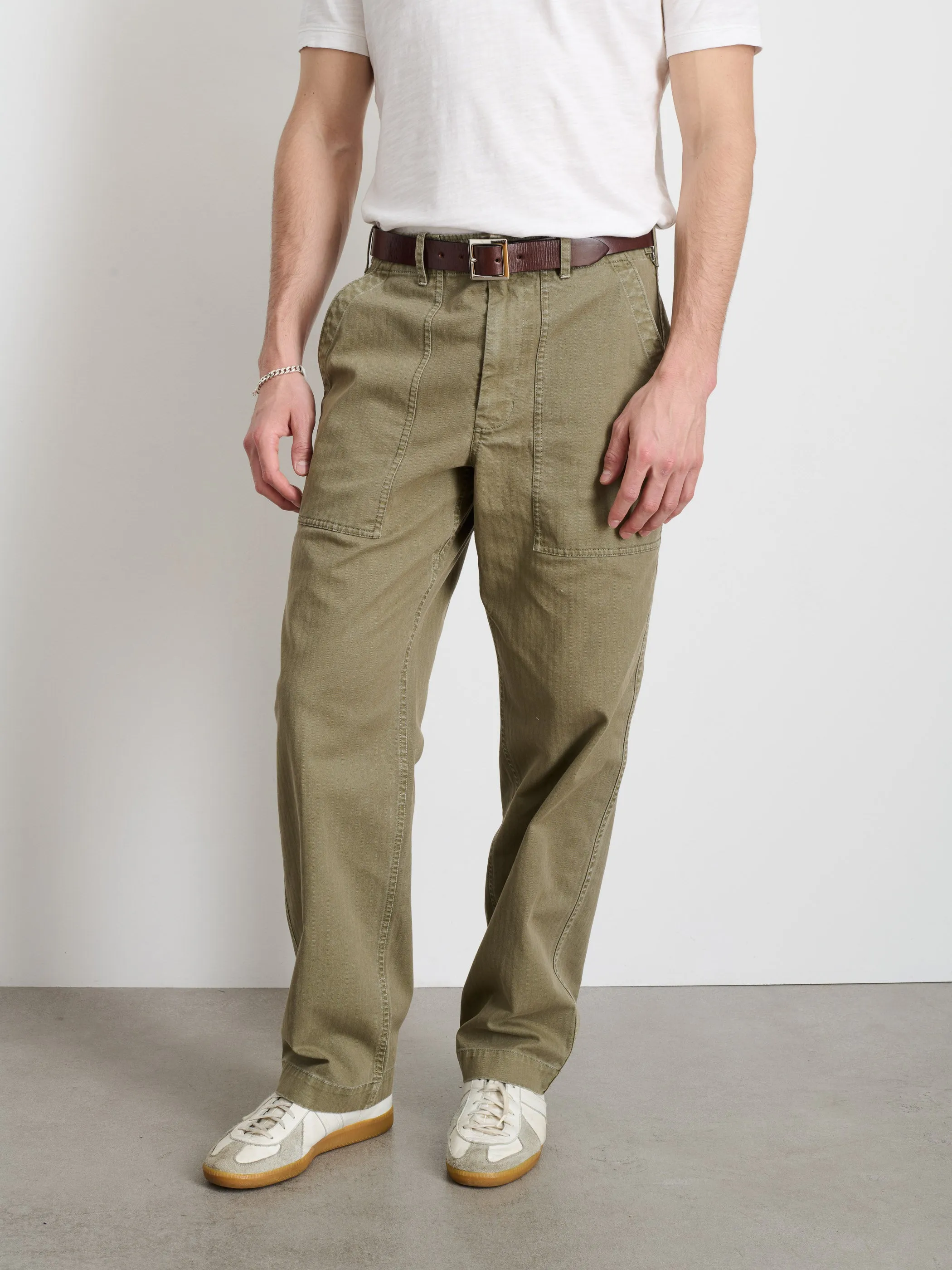 Field Pant in Herringbone