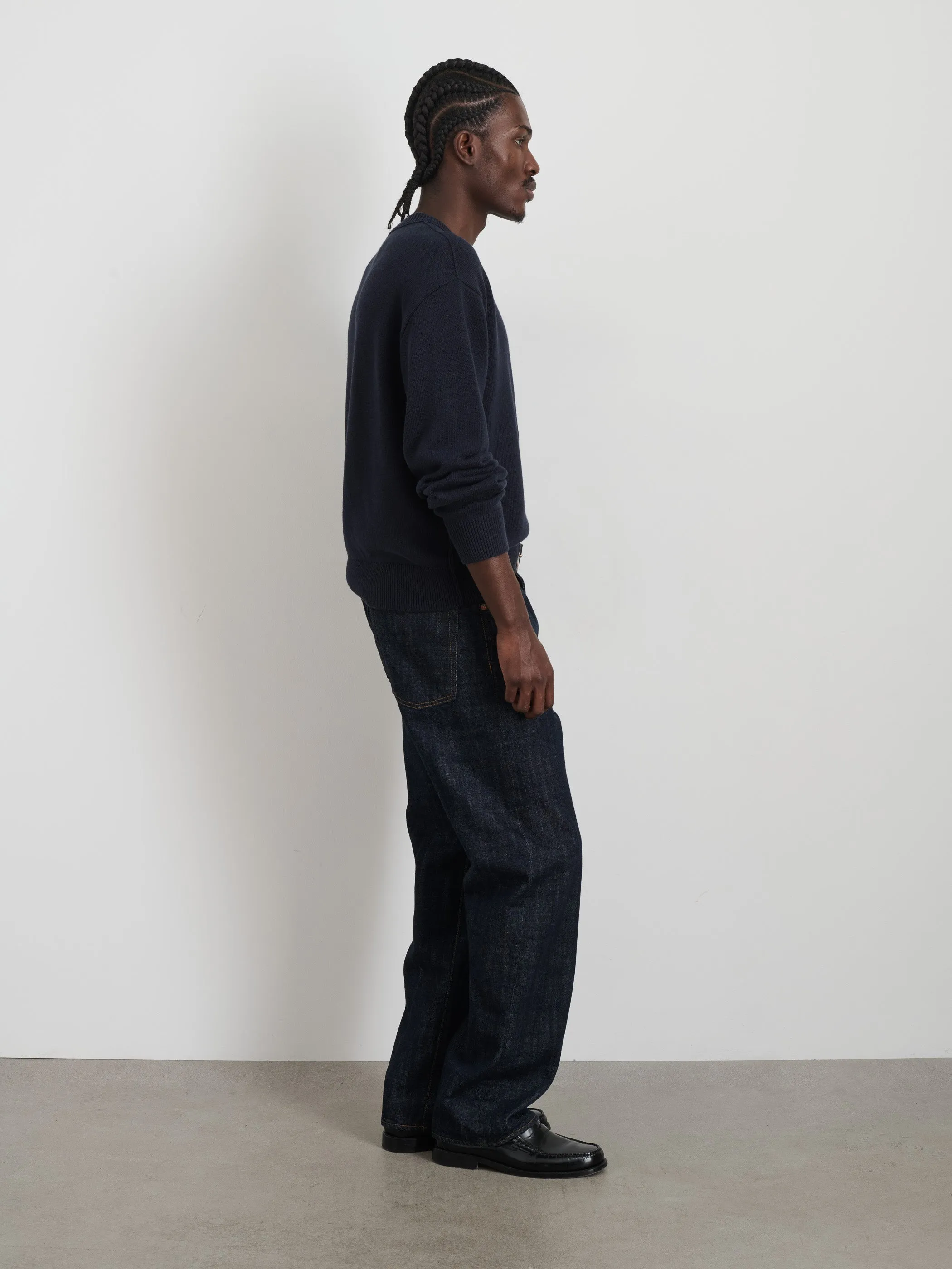 Gabriel Crewneck Sweater in Cotton Linen