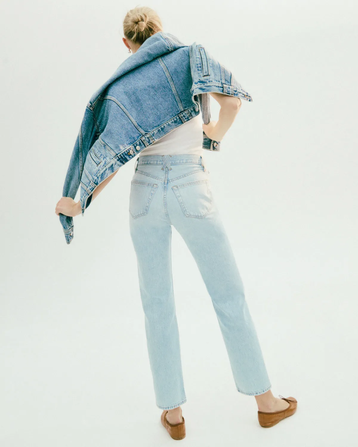 Jane Mid Rise Straight Jean