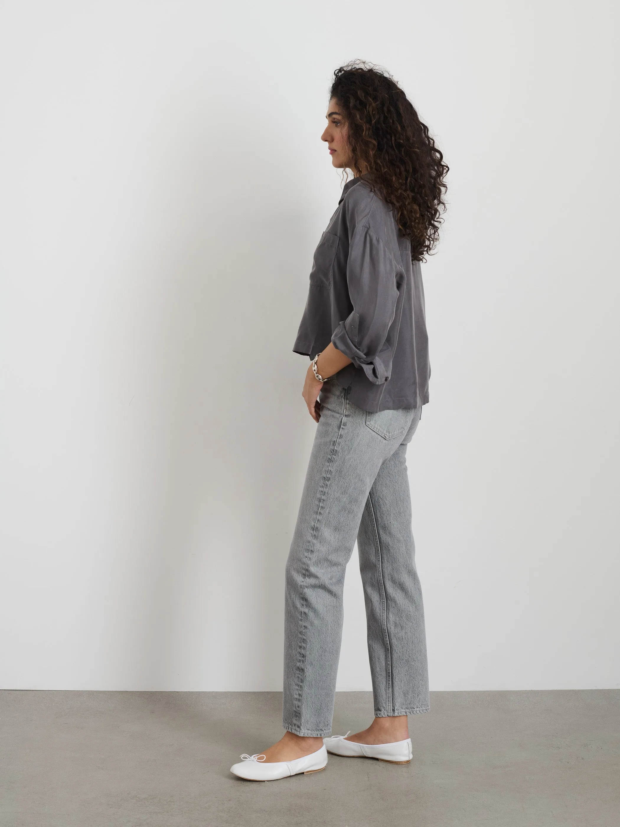 Jane Mid Rise Straight Jean