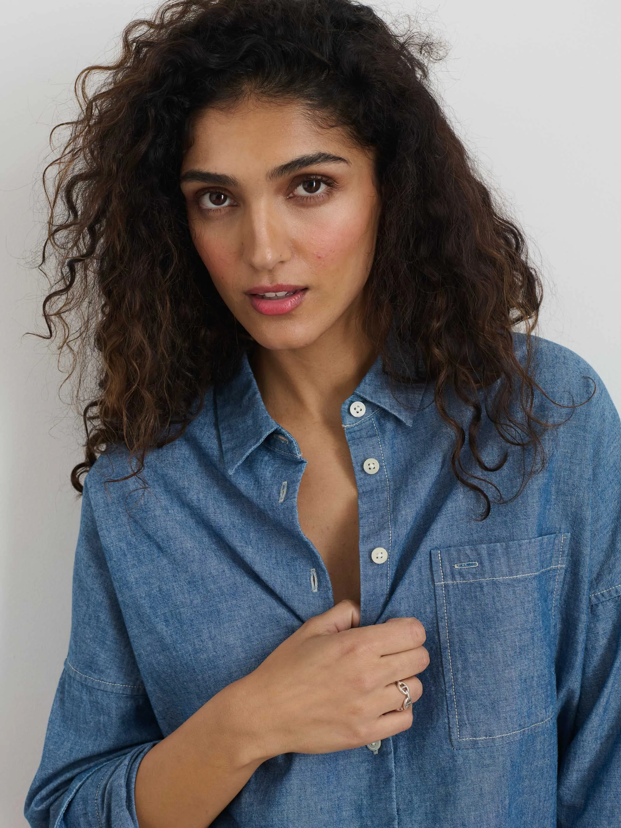 Jo Shirt in Chambray