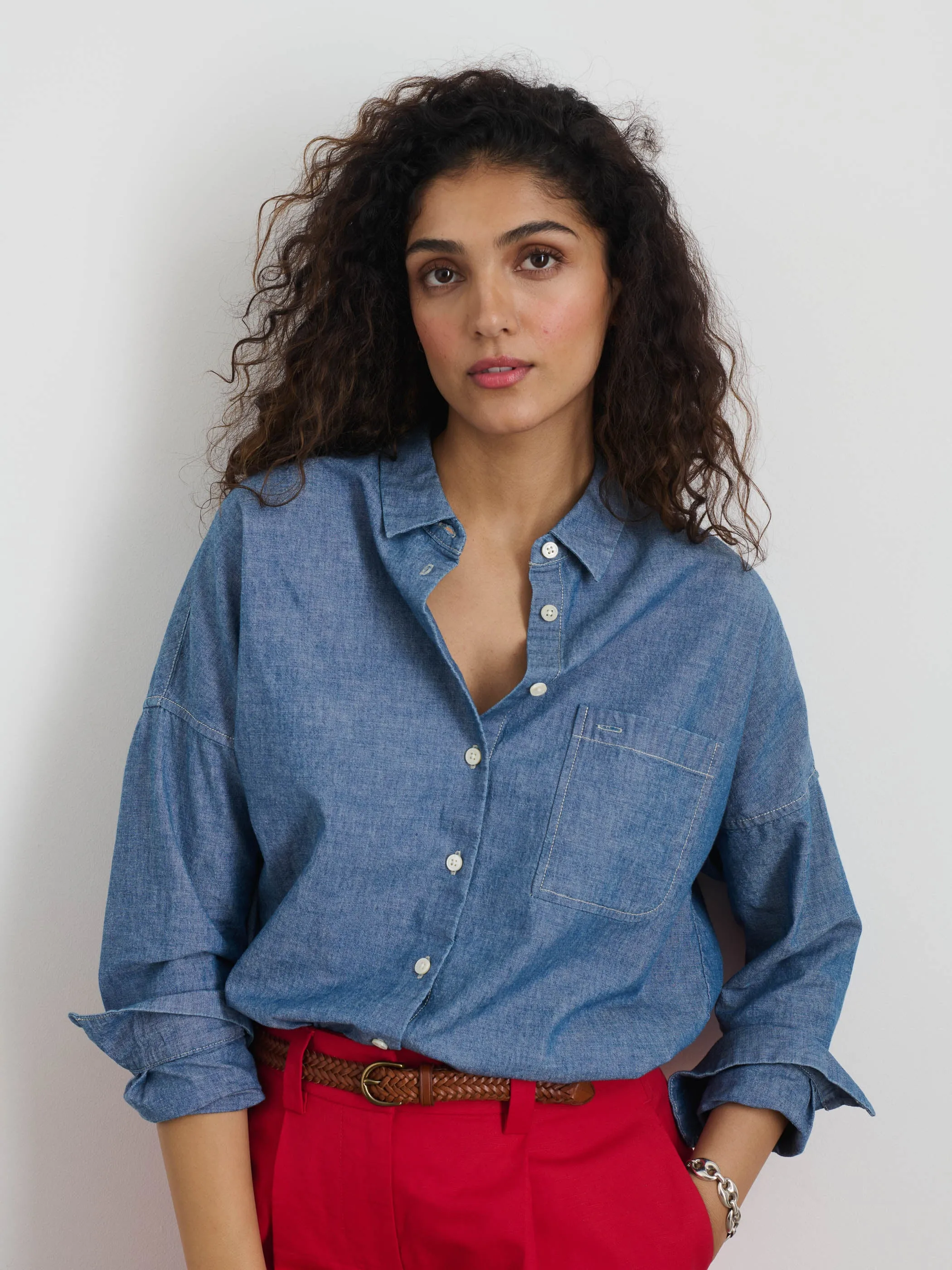 Jo Shirt in Chambray