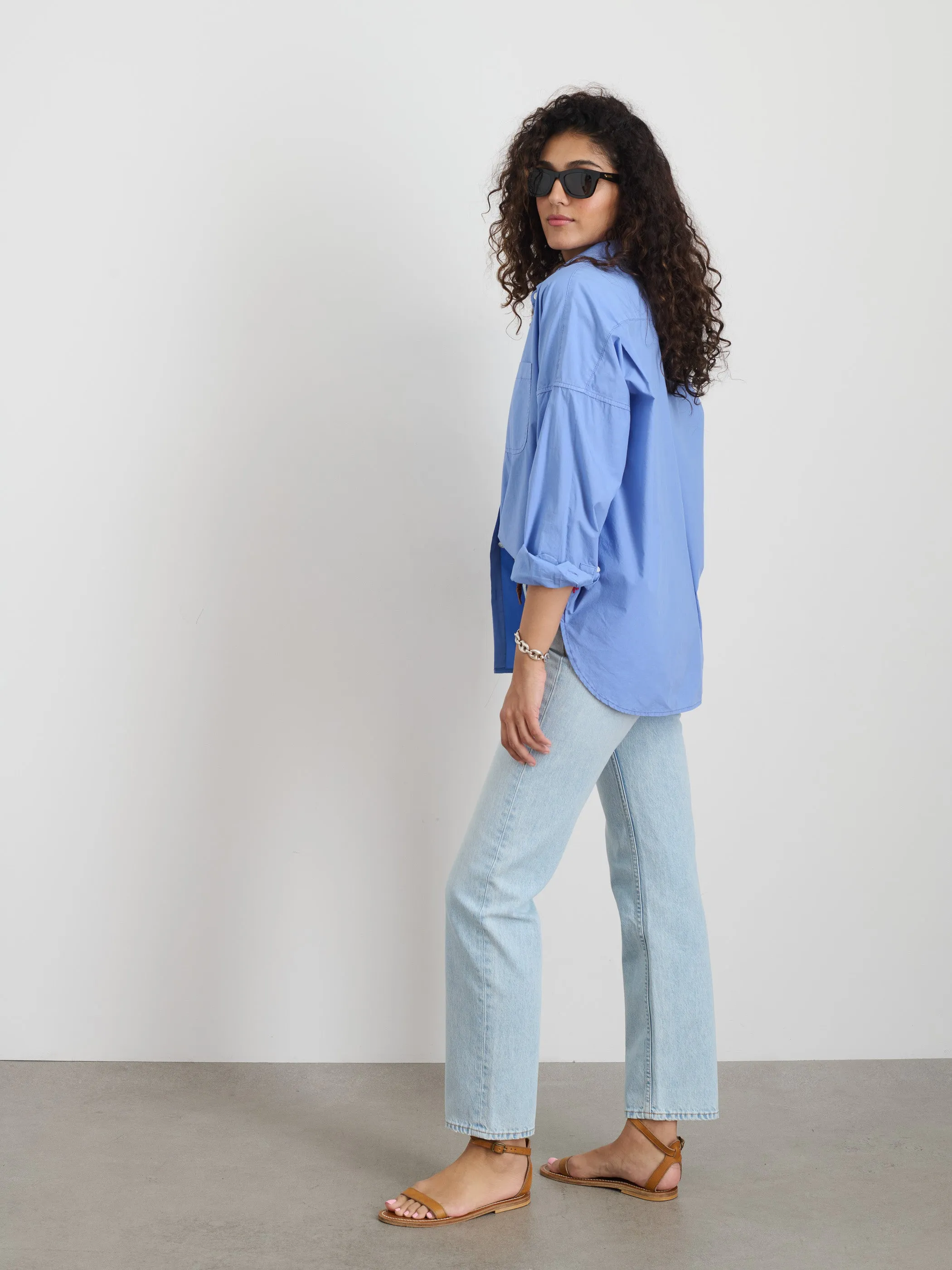 Jo Shirt in Cotton Poplin