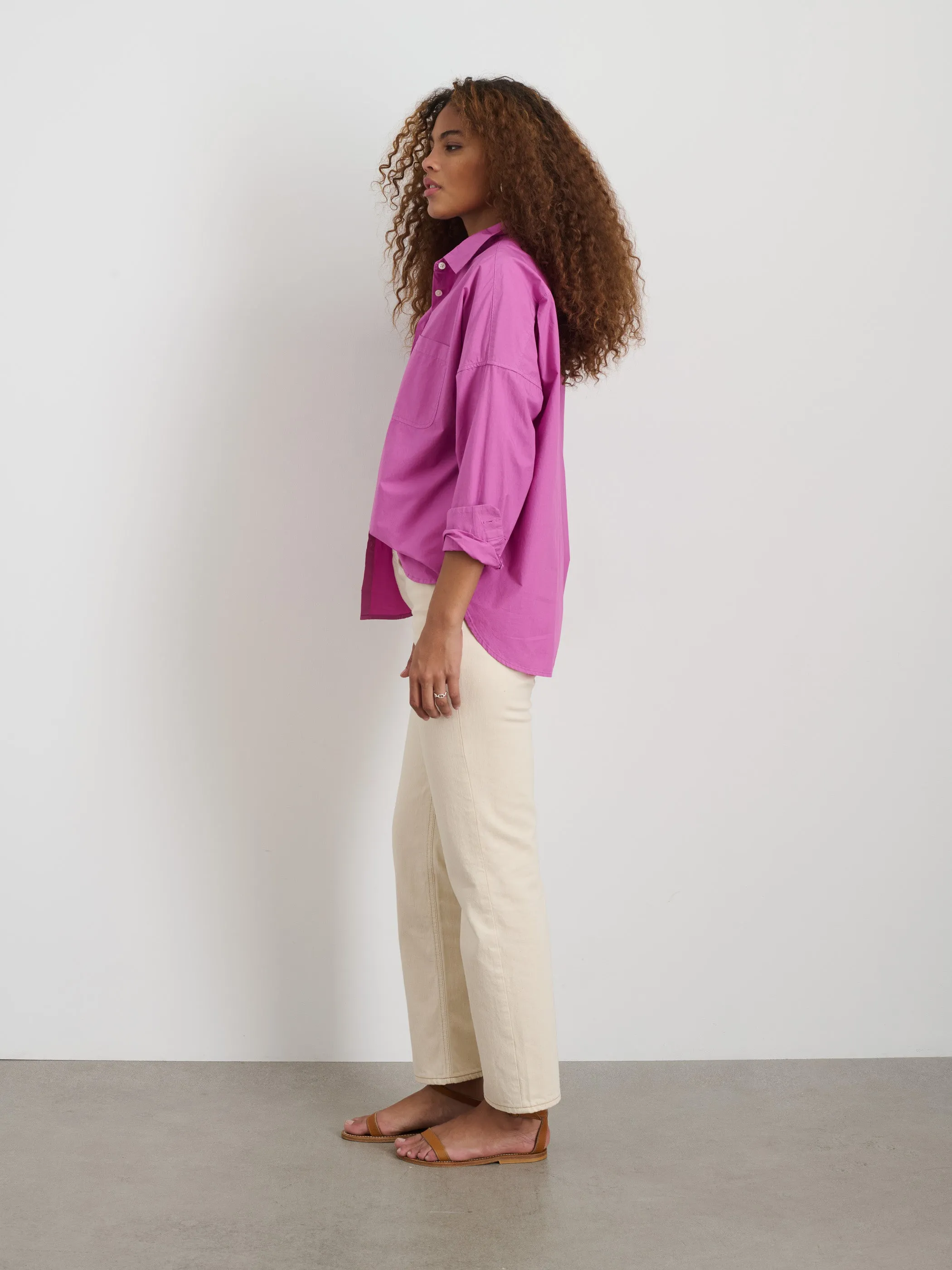 Jo Shirt in Cotton Poplin