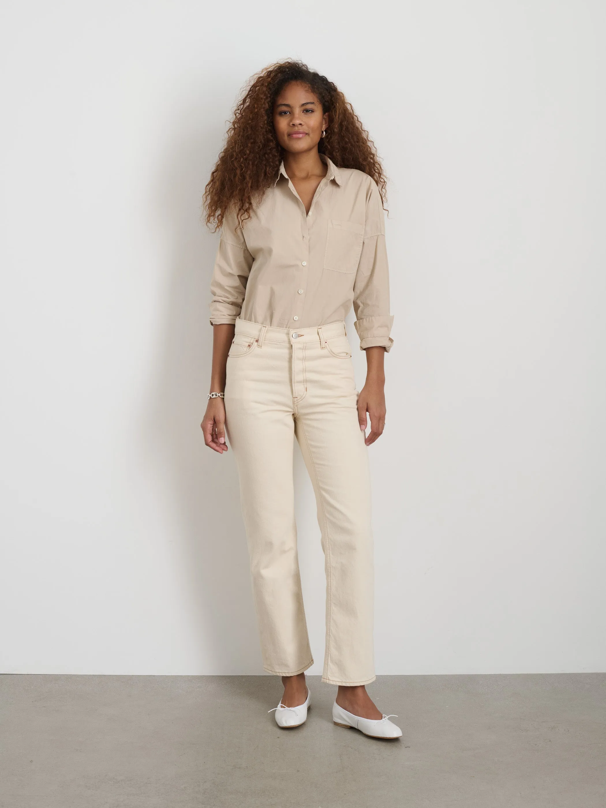 Jo Shirt in Cotton Poplin