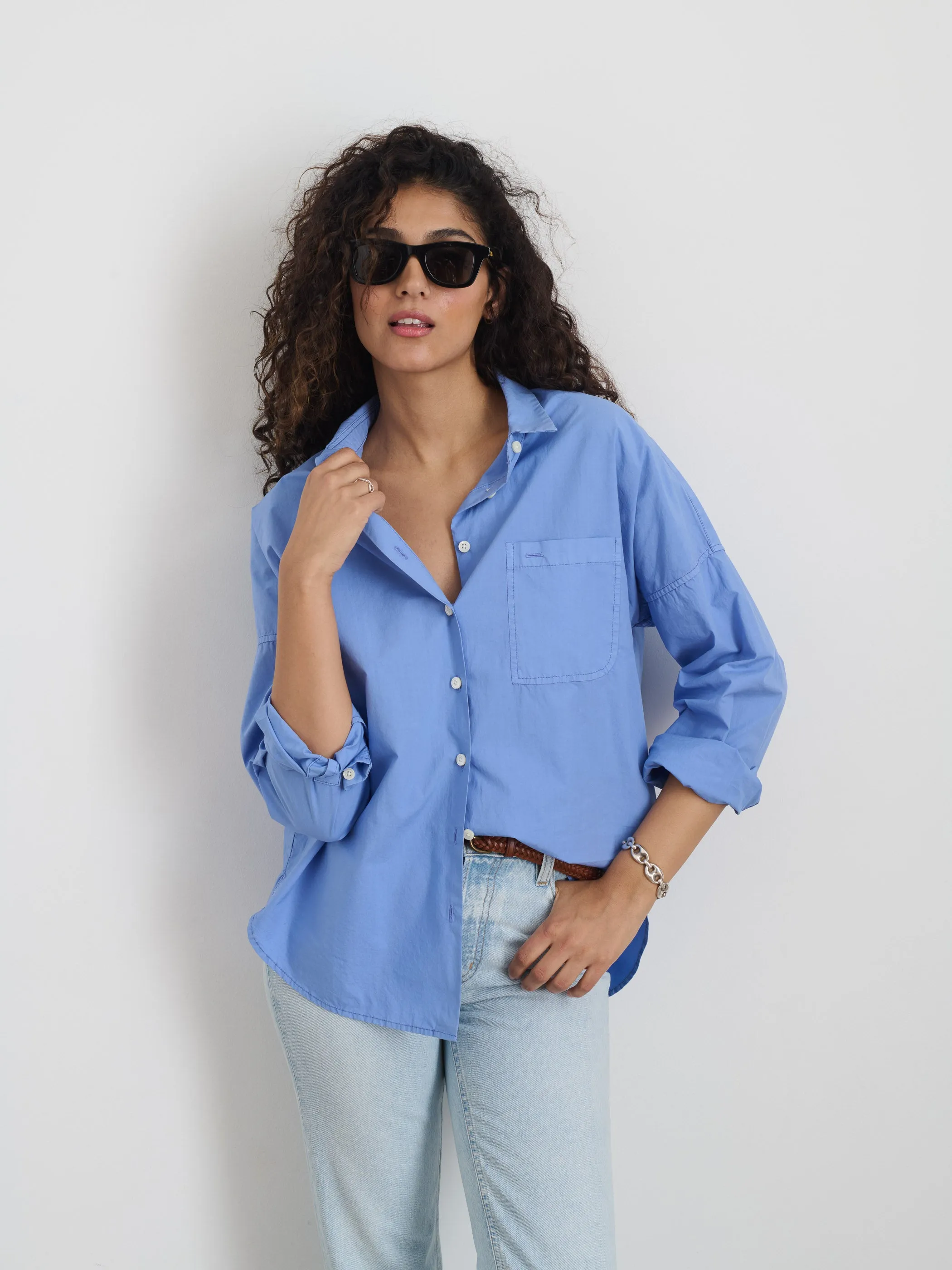 Jo Shirt in Cotton Poplin