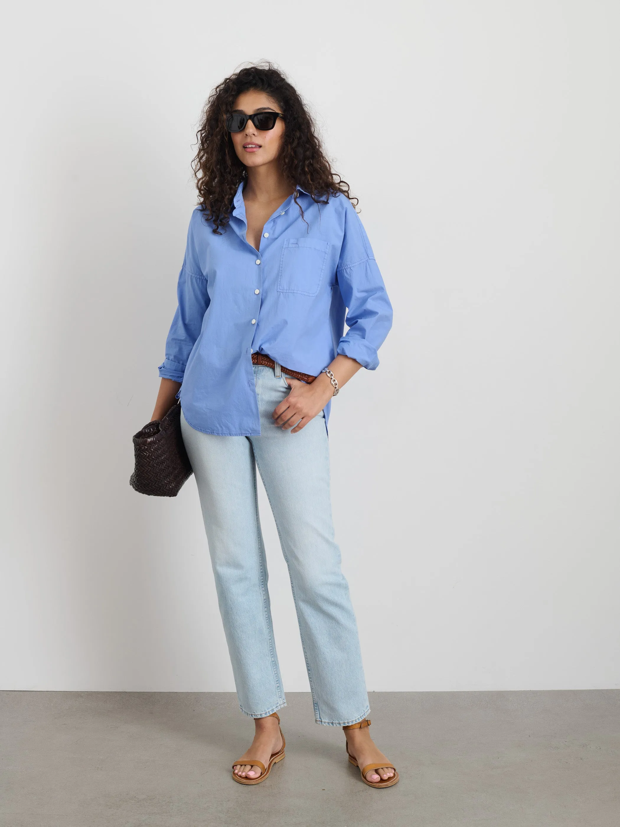 Jo Shirt in Cotton Poplin