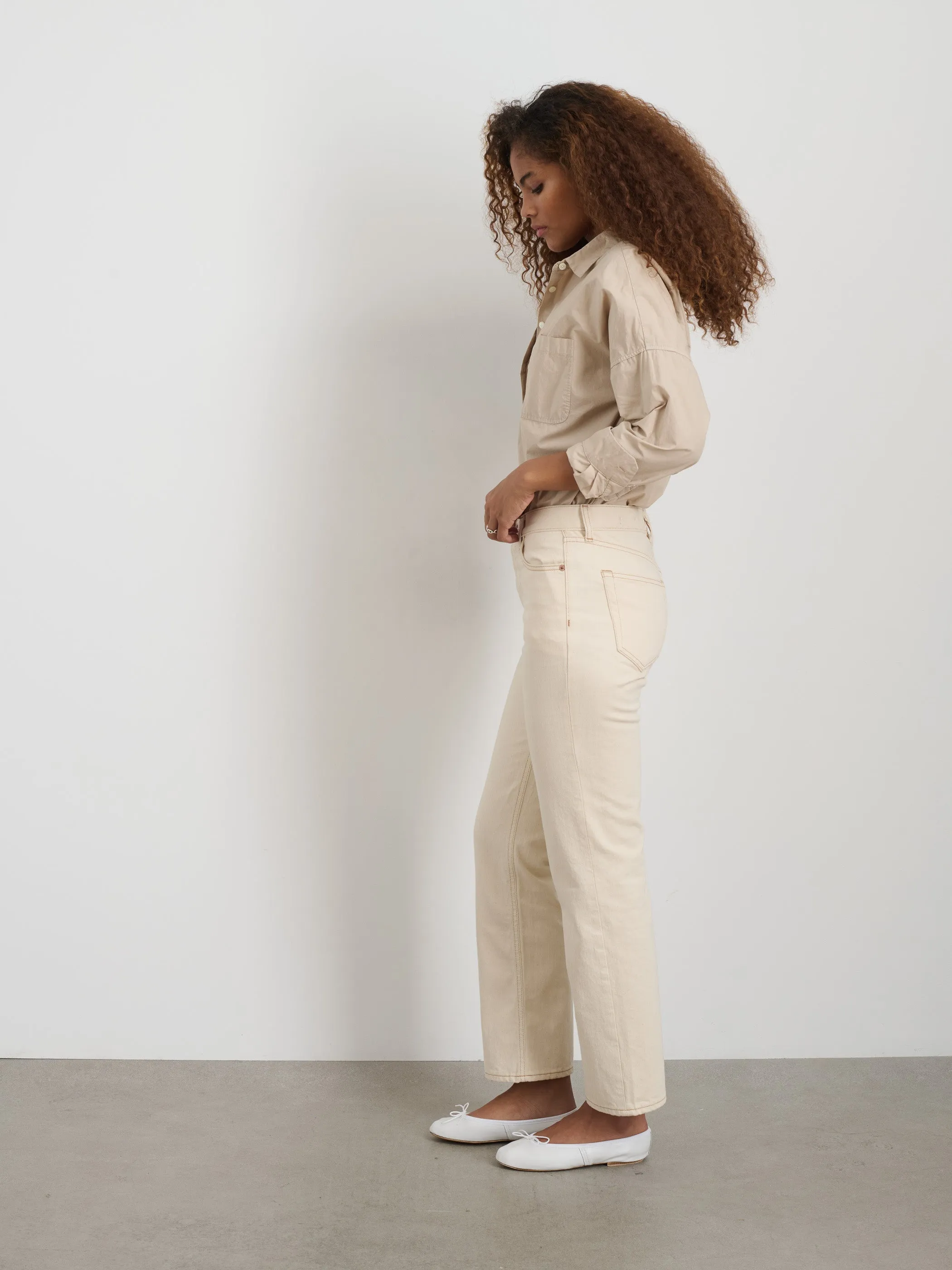 Jo Shirt in Cotton Poplin