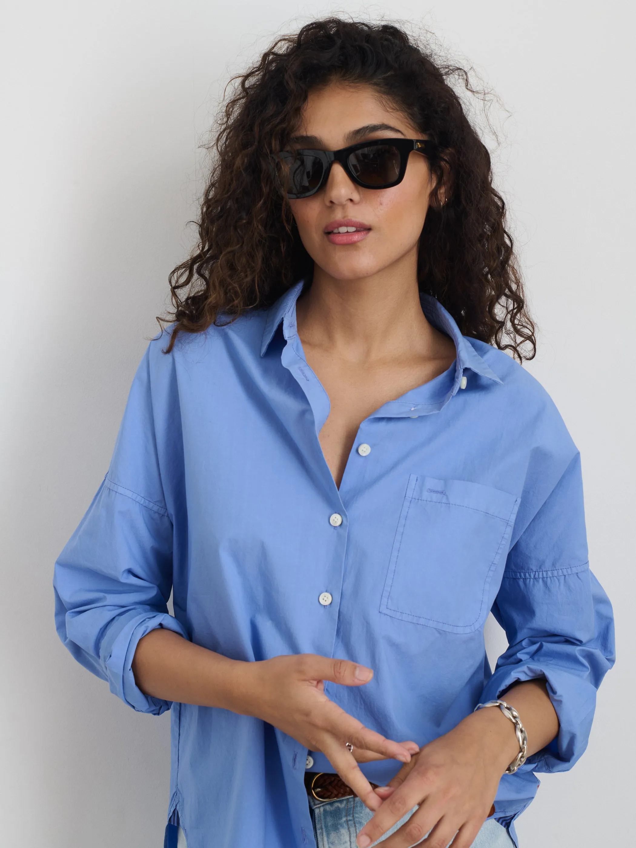 Jo Shirt in Cotton Poplin