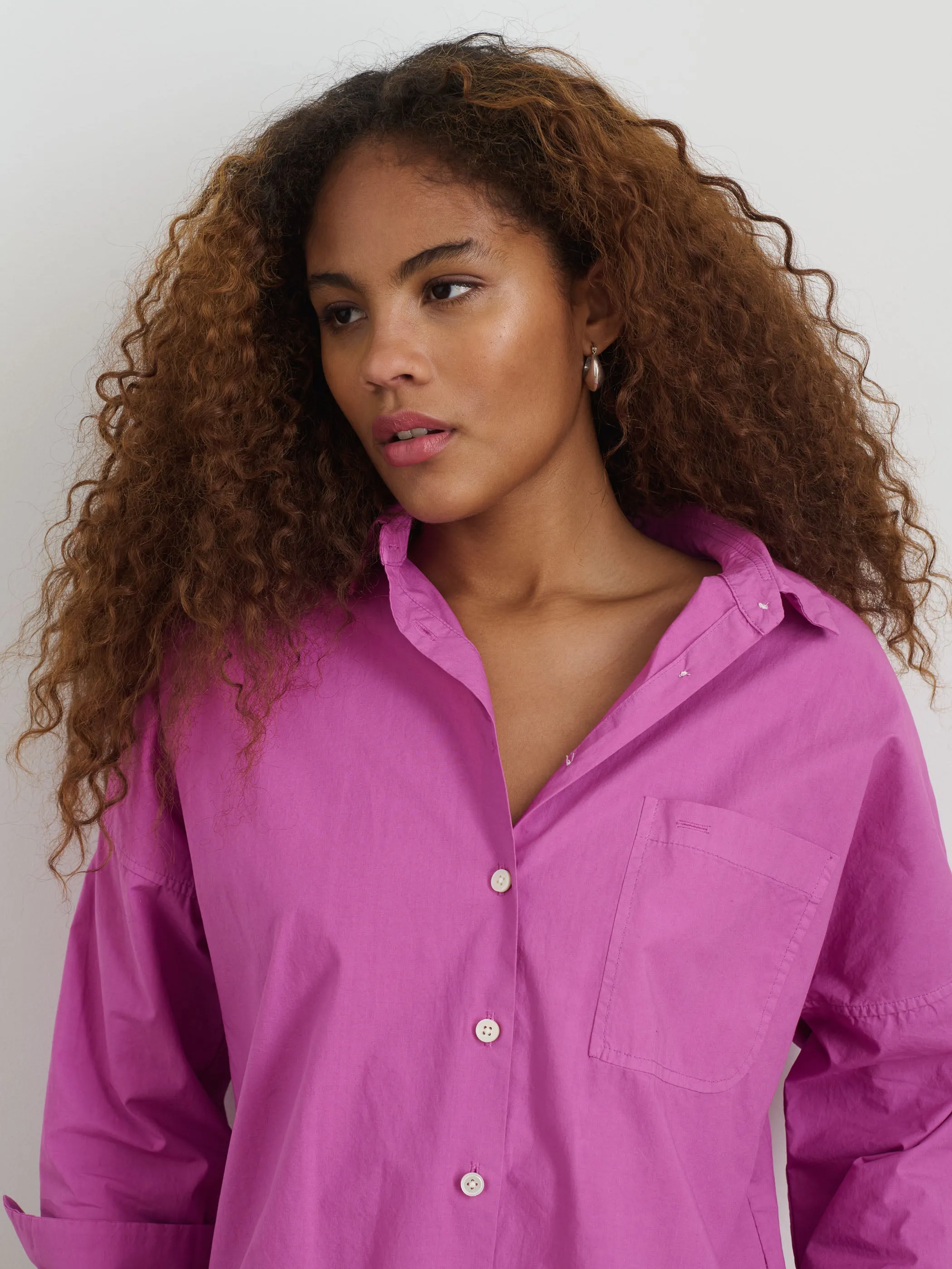 Jo Shirt in Cotton Poplin