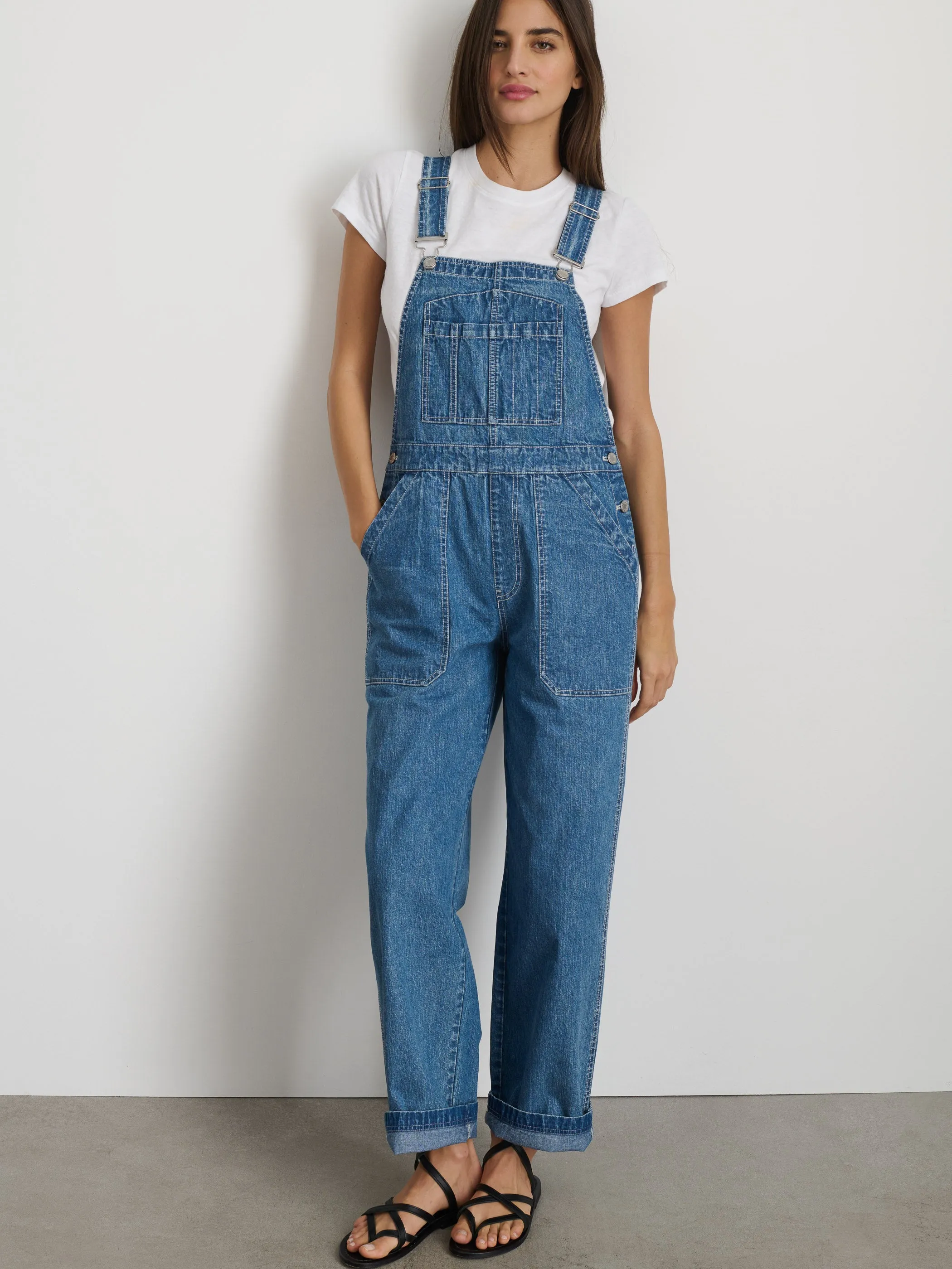 Lili Overall in Denim