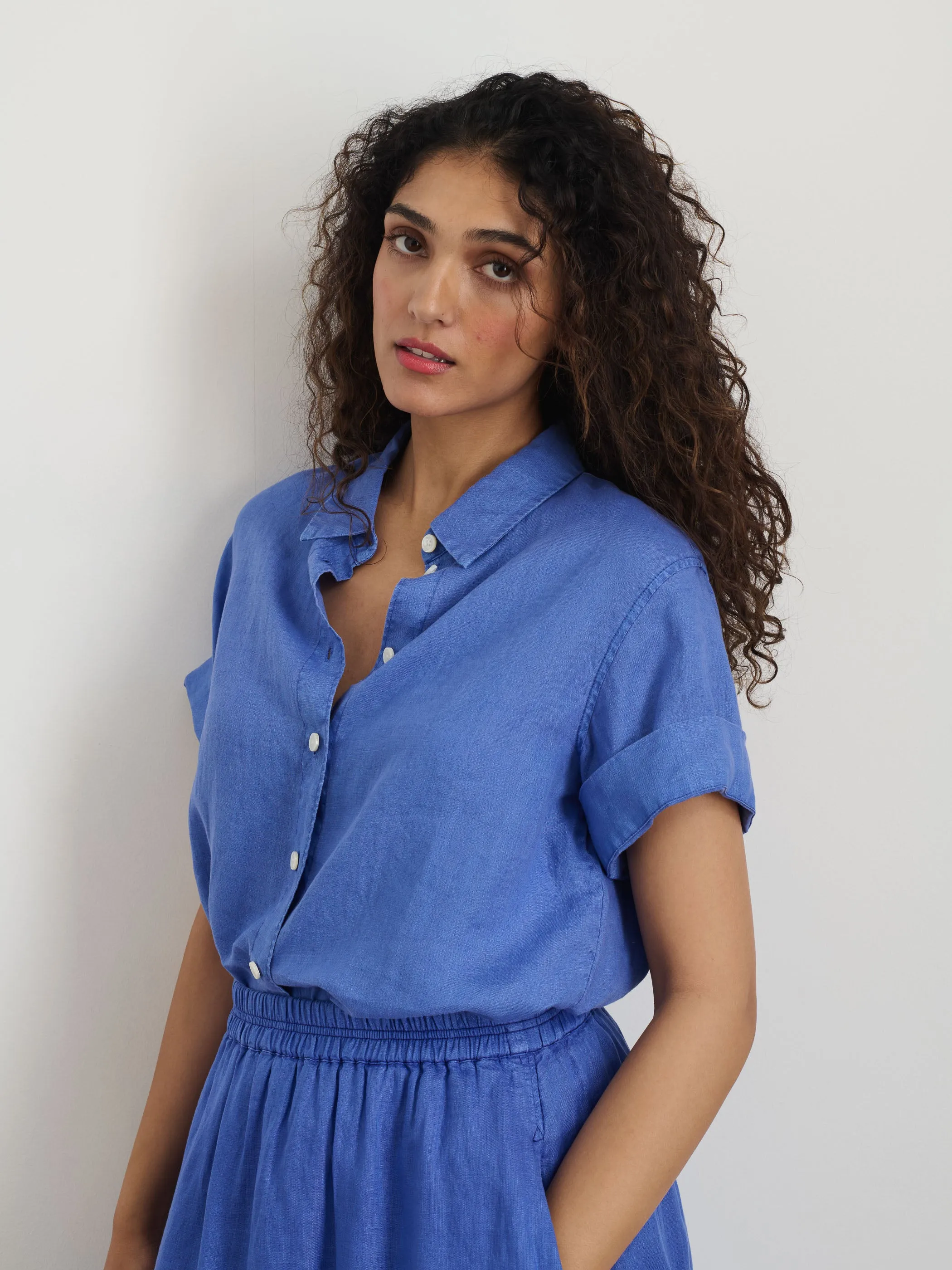 Maddie Shirt In Linen