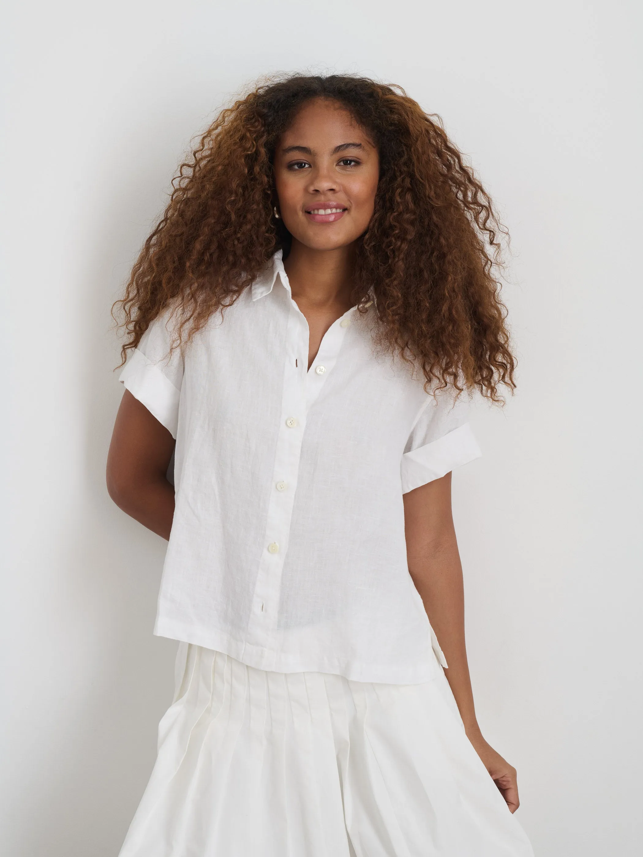 Maddie Shirt In Linen
