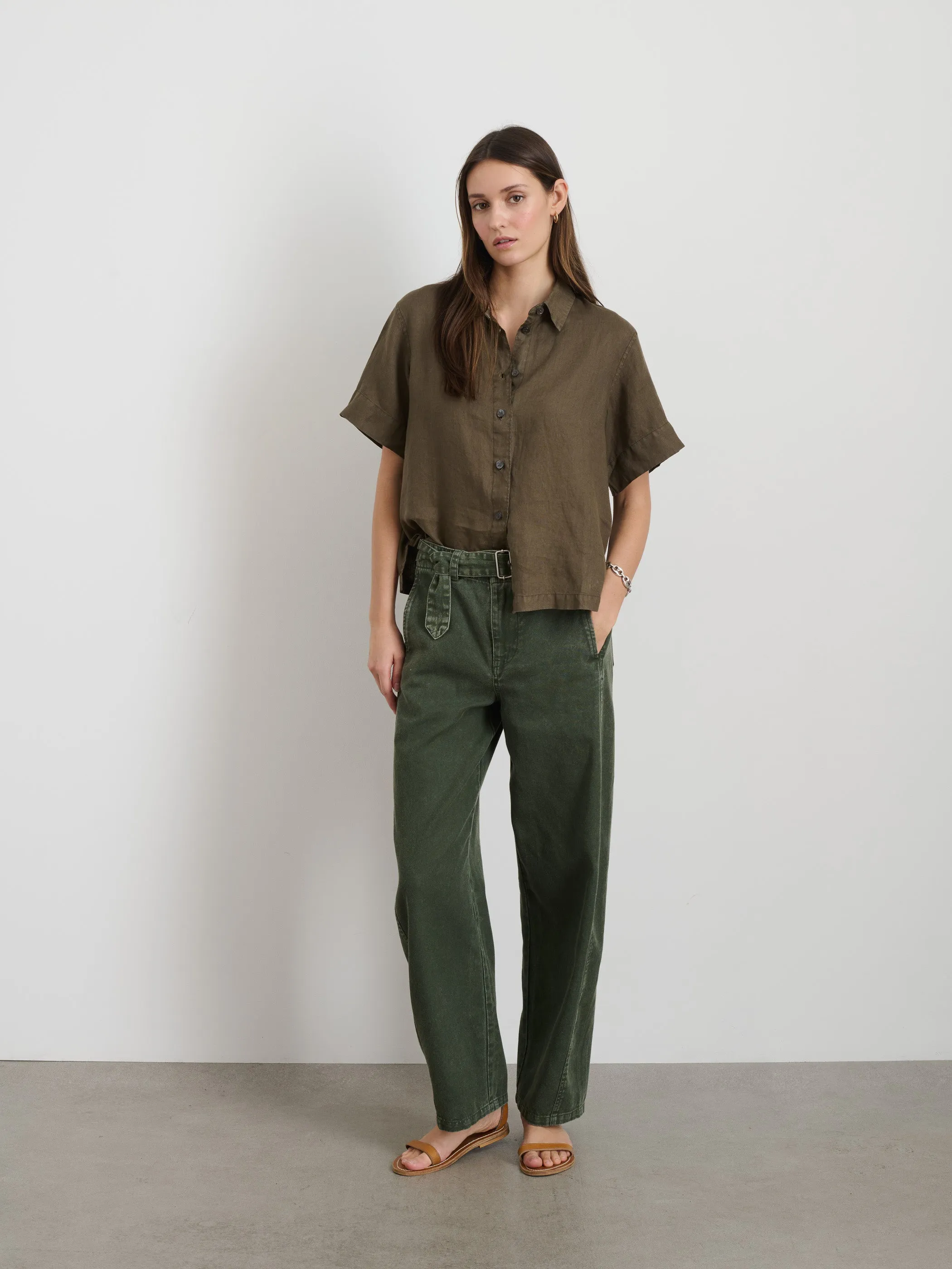 Maddie Shirt In Linen