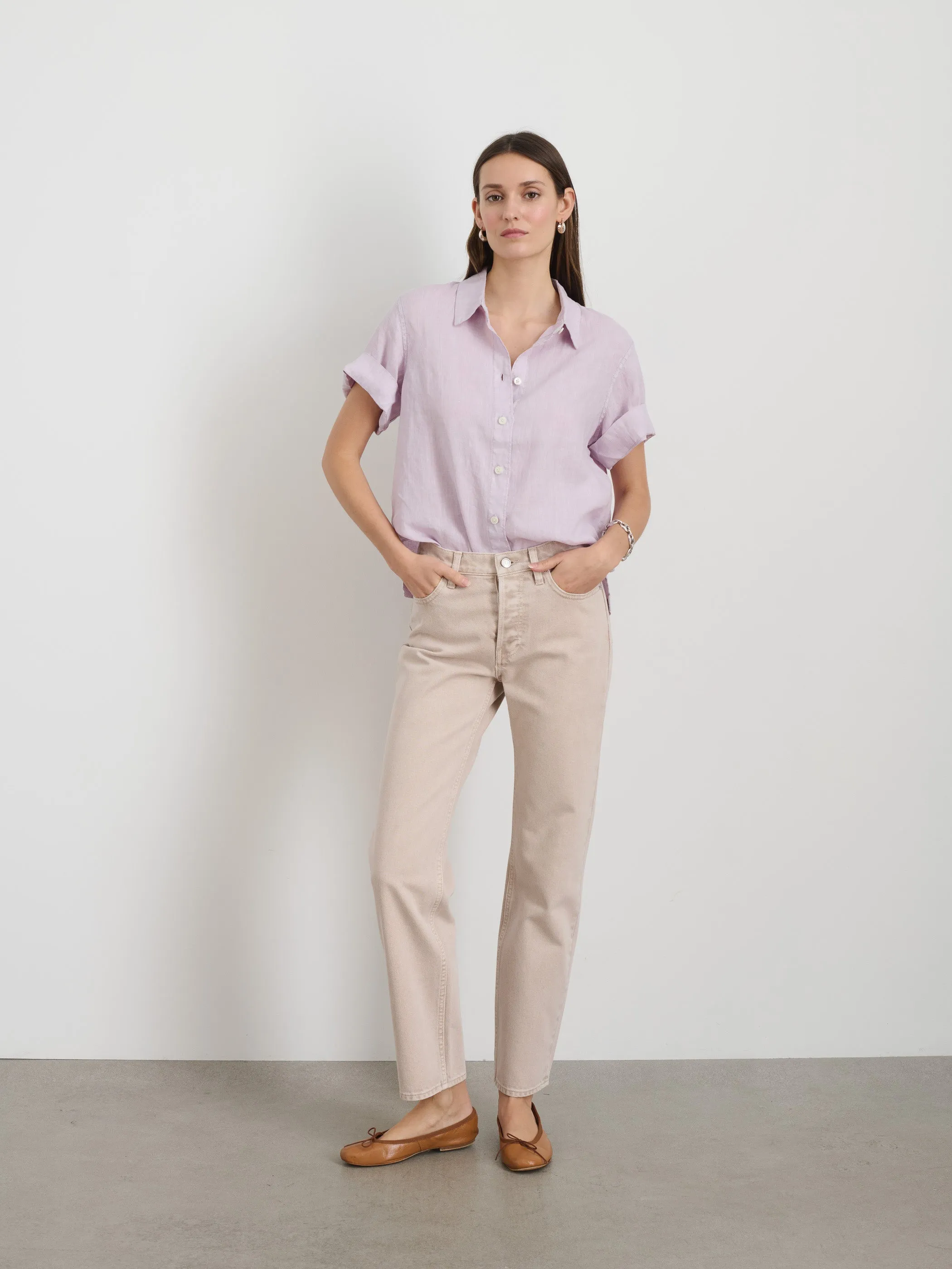Maddie Shirt In Linen