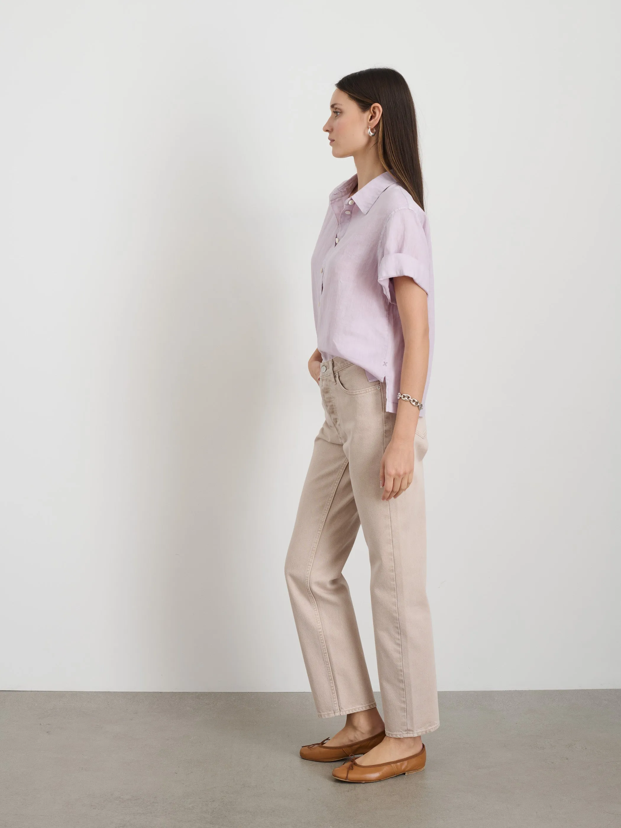 Maddie Shirt In Linen