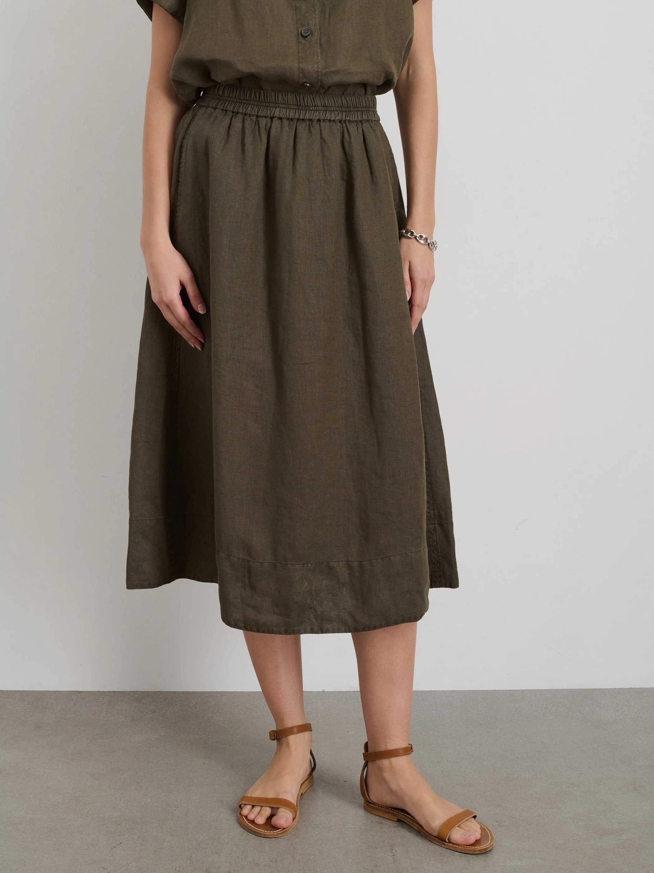 Maddie Skirt in Linen