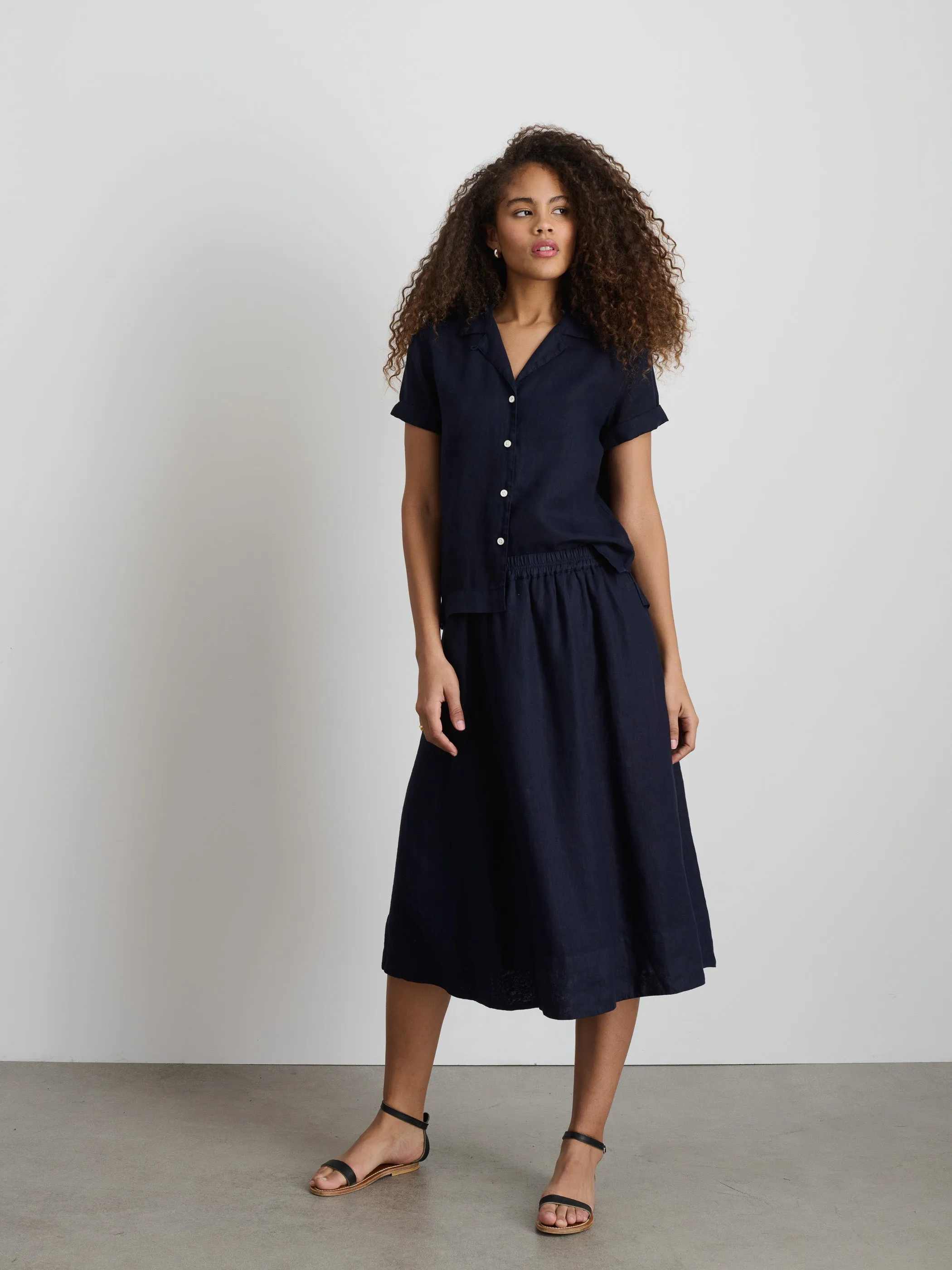 Maddie Skirt in Linen