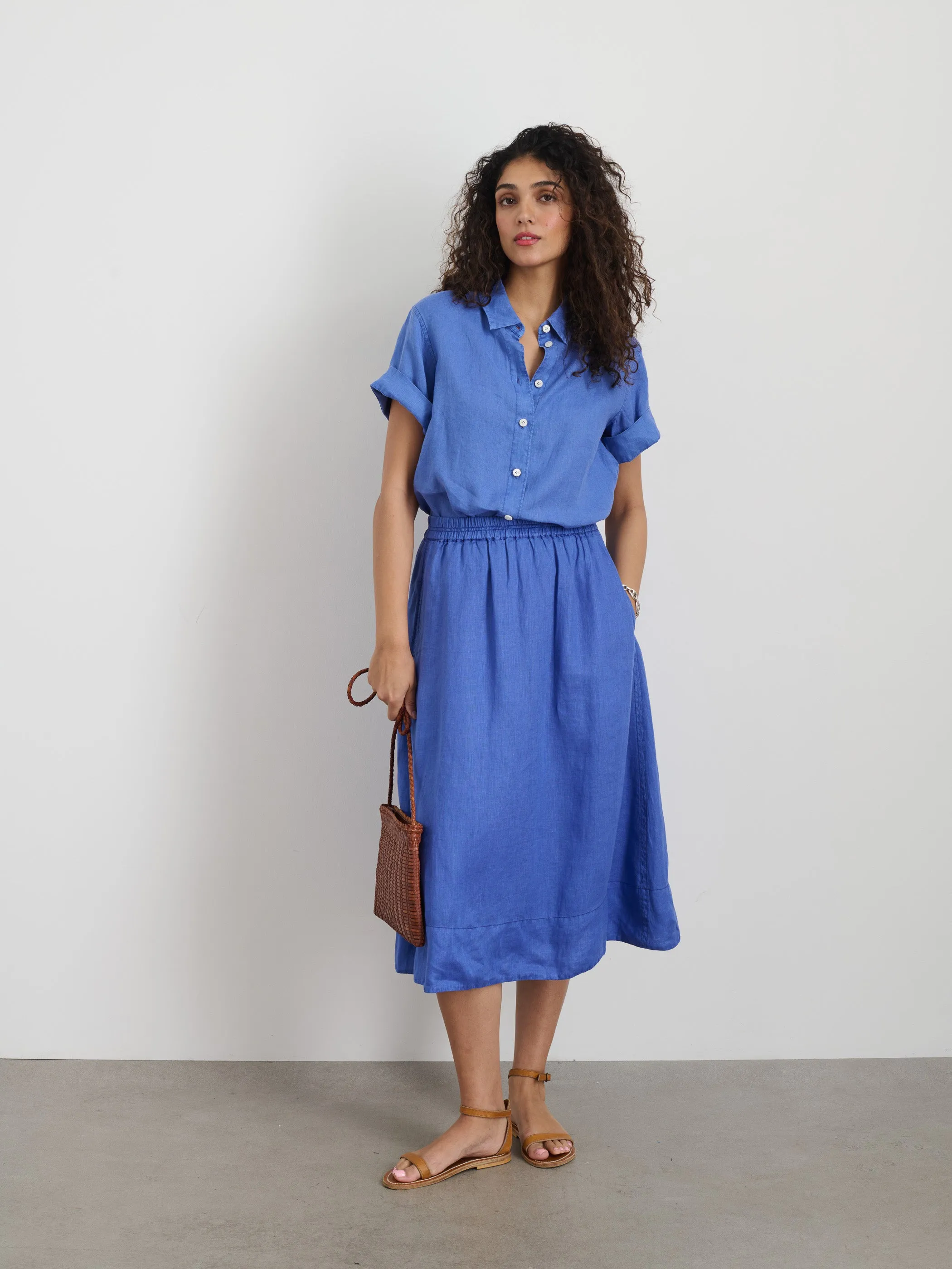 Maddie Skirt in Linen