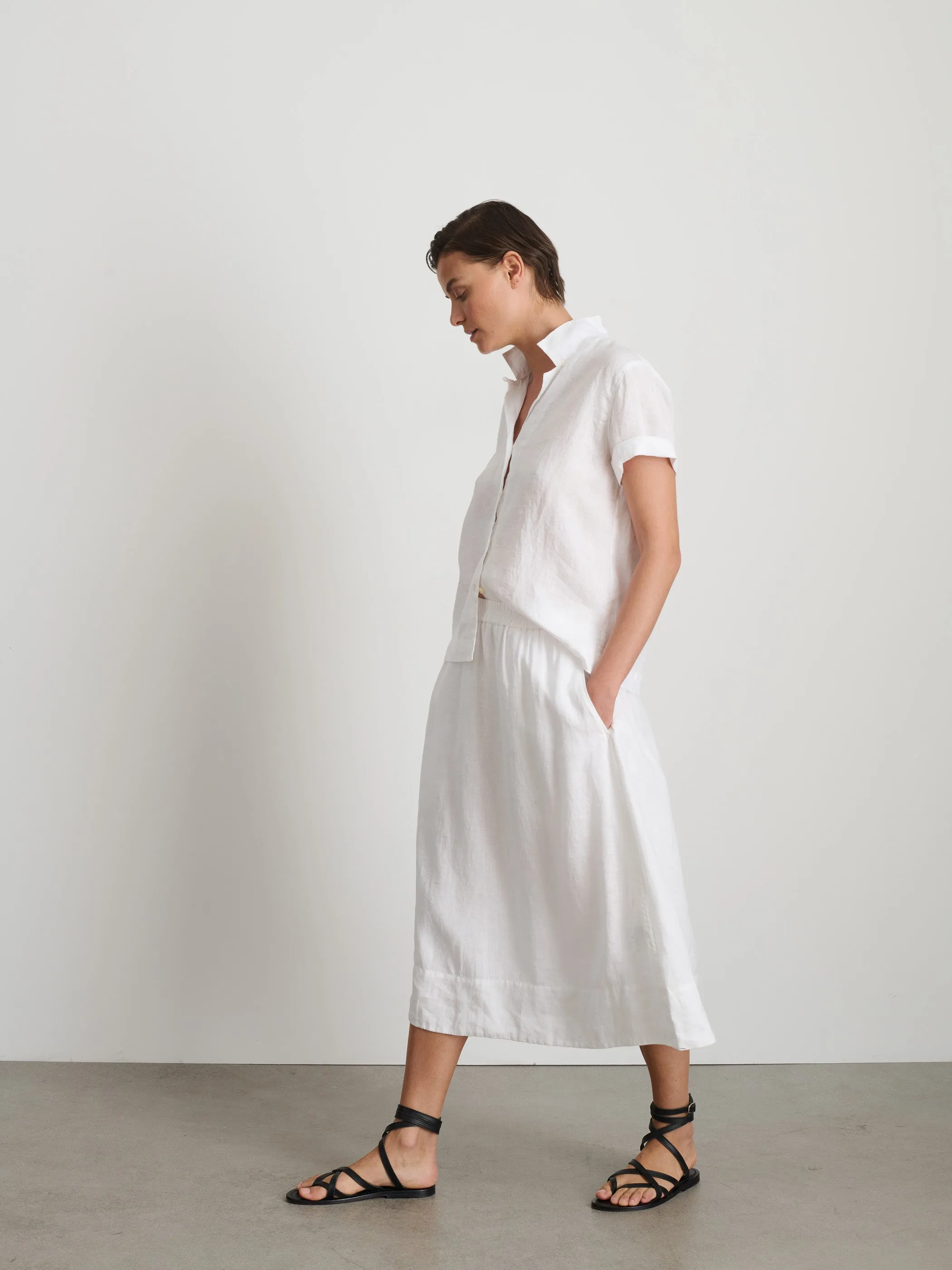 Maddie Skirt in Linen