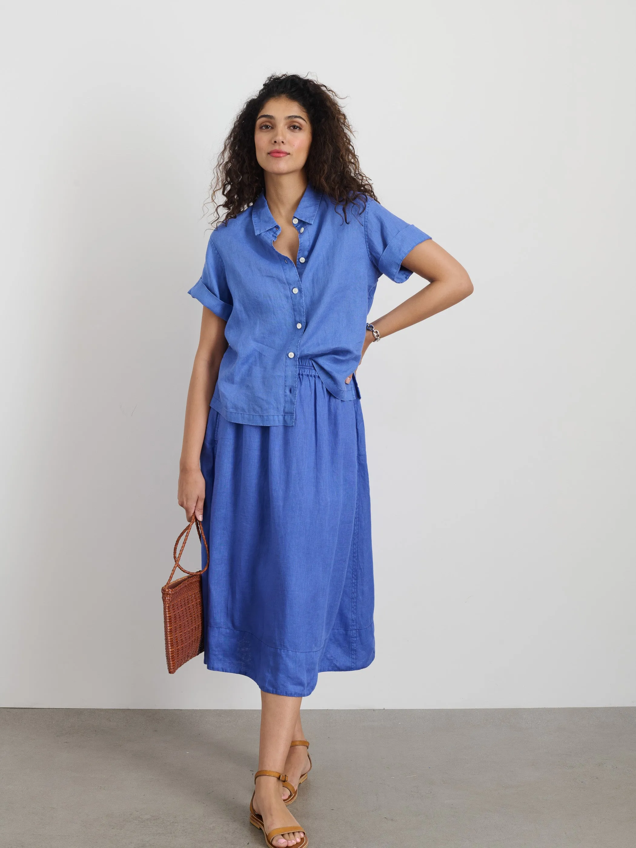 Maddie Skirt in Linen