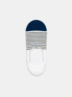 Marcoliani Stripe Invisible Sock