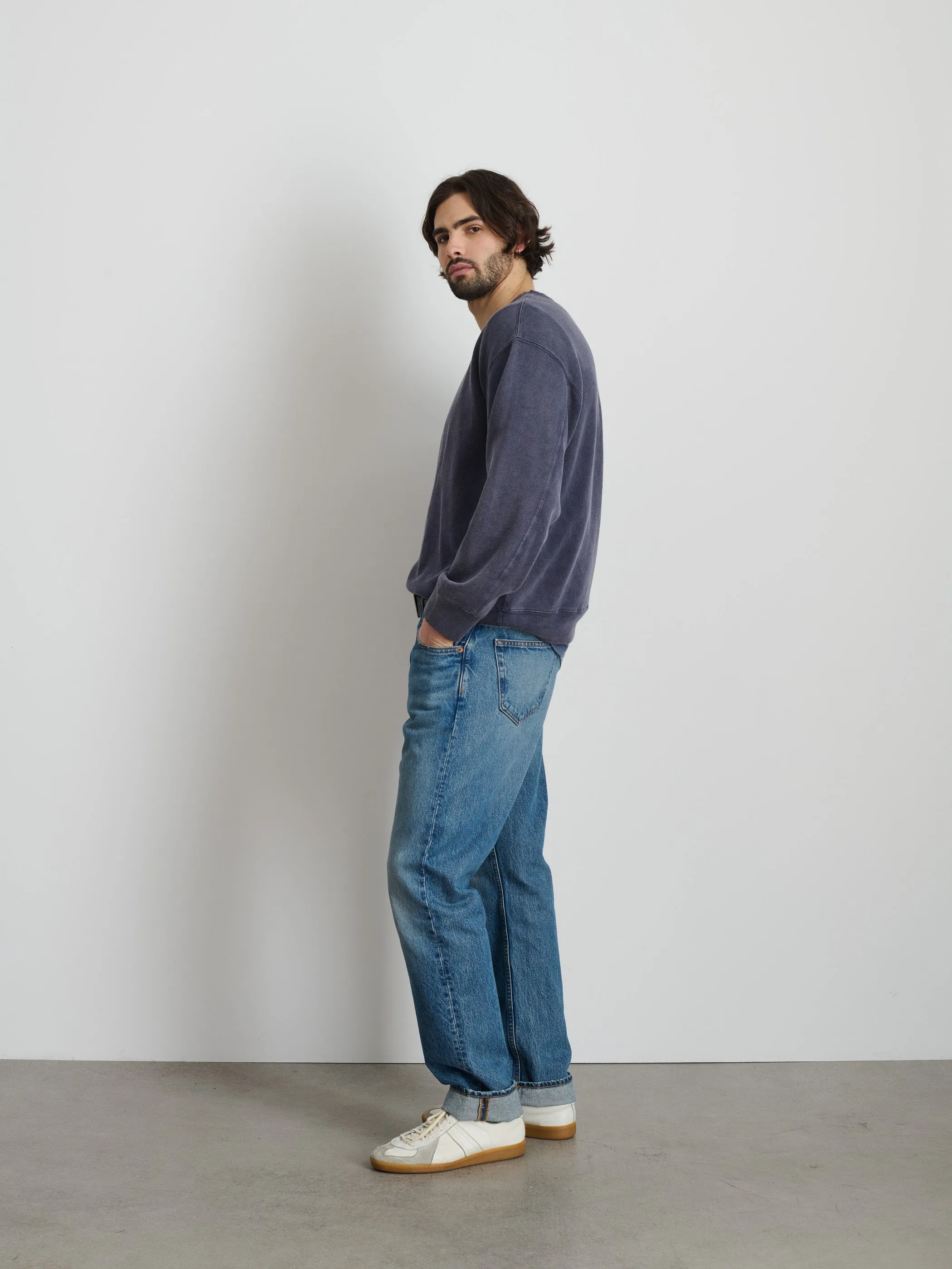 Marlon Sweatshirt in Lightweight Cotton Terry