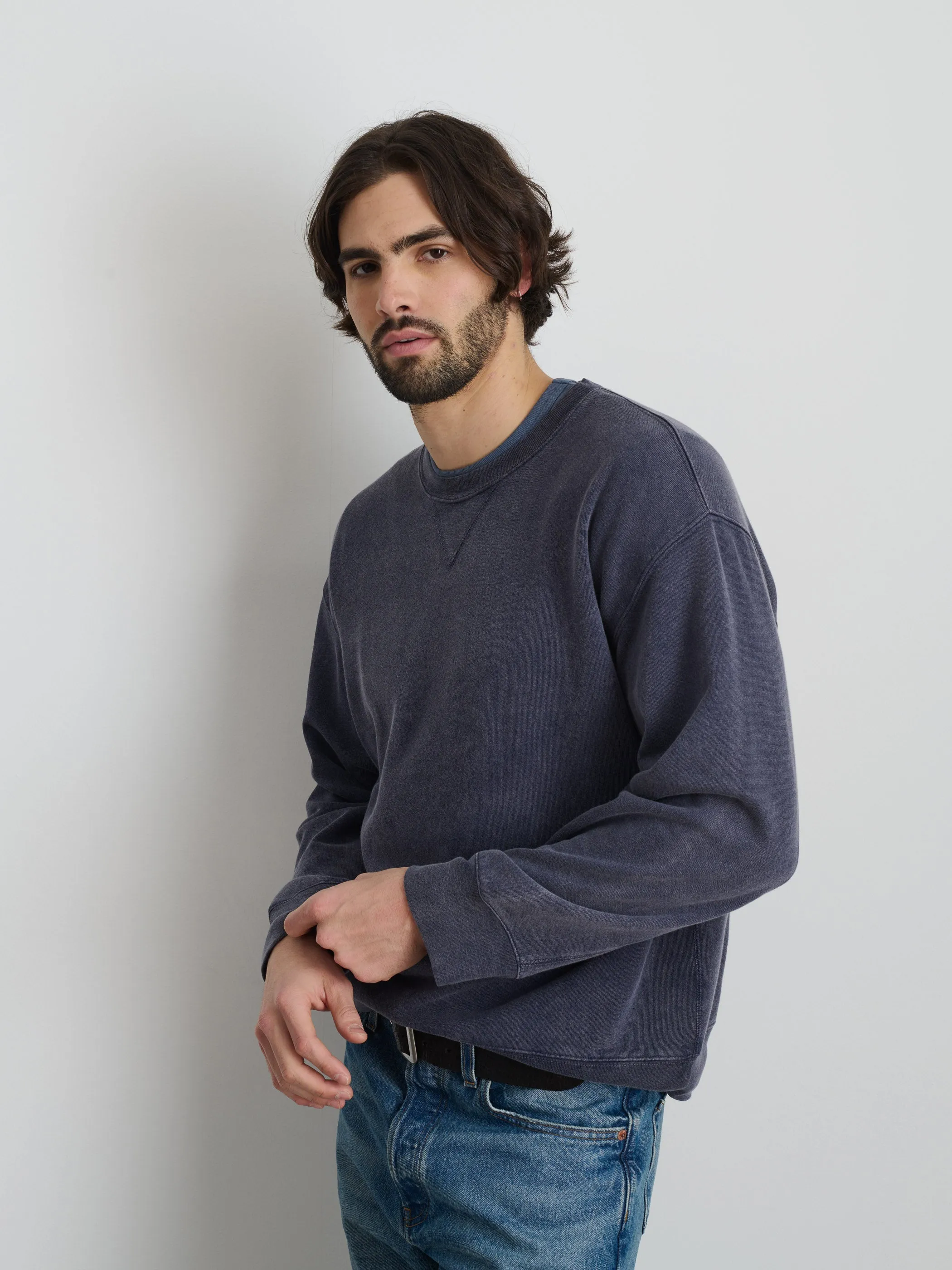 Marlon Sweatshirt in Lightweight Cotton Terry