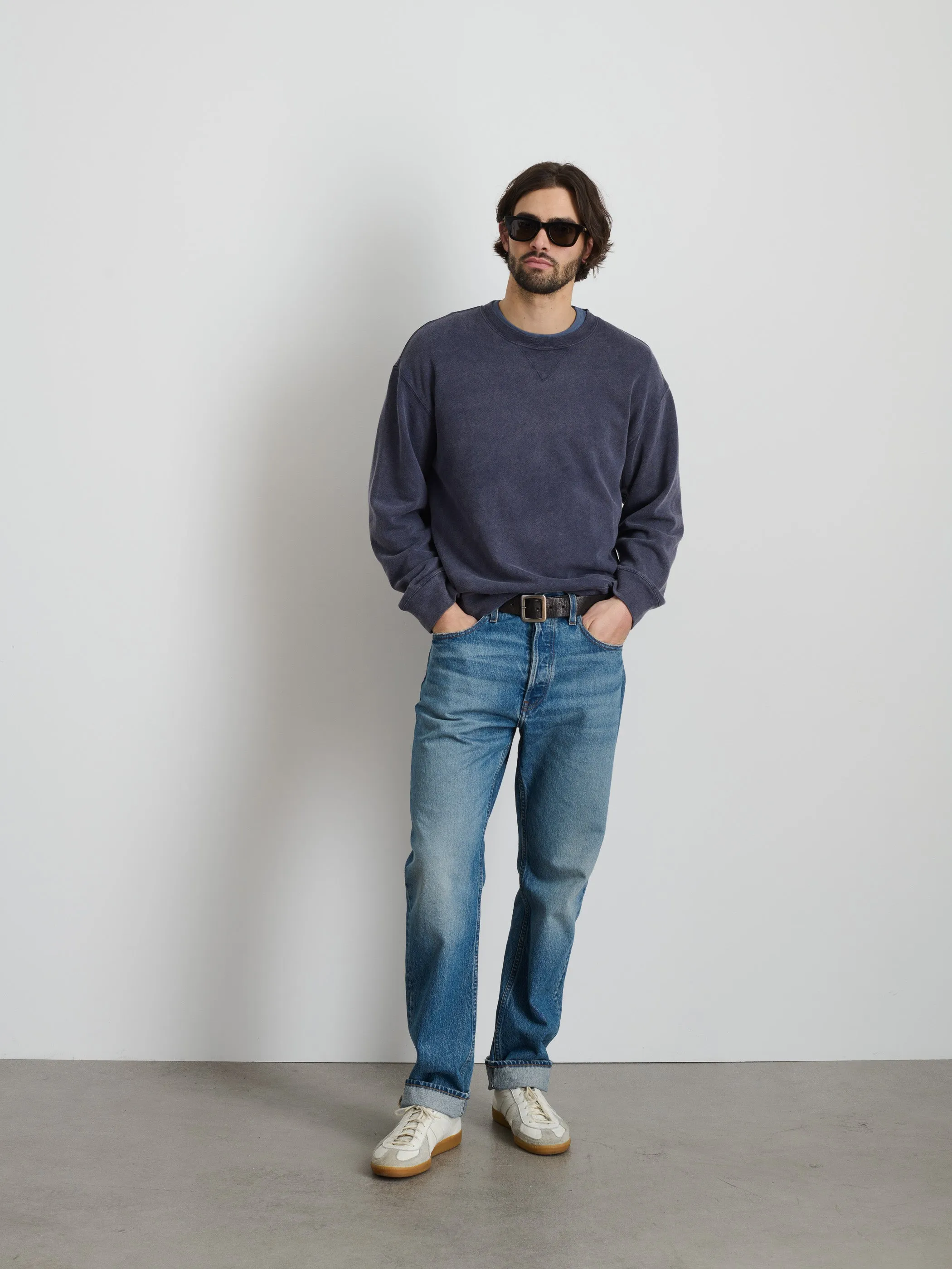 Marlon Sweatshirt in Lightweight Cotton Terry