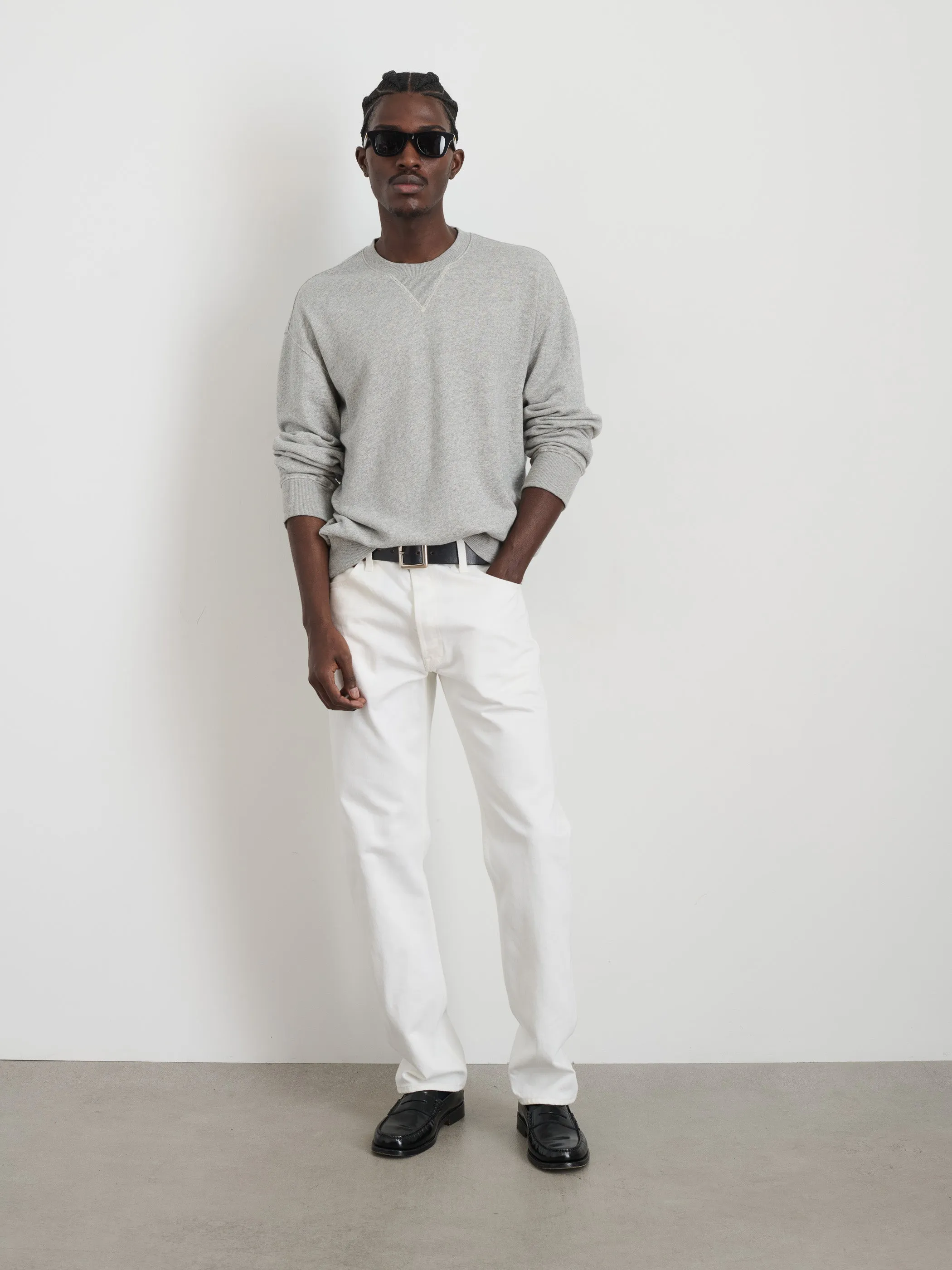 Marlon Sweatshirt in Lightweight Cotton Terry