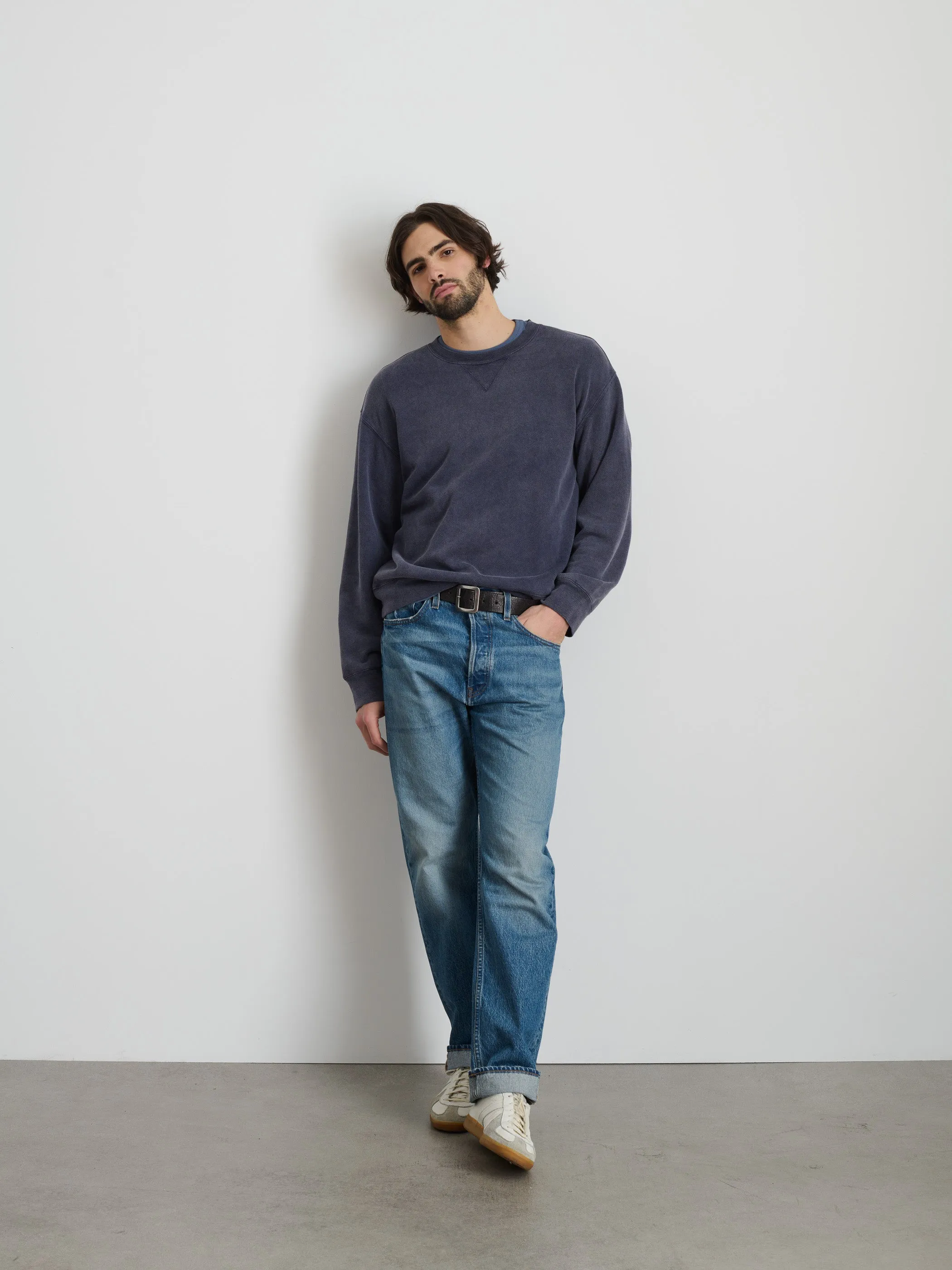 Marlon Sweatshirt in Lightweight Cotton Terry