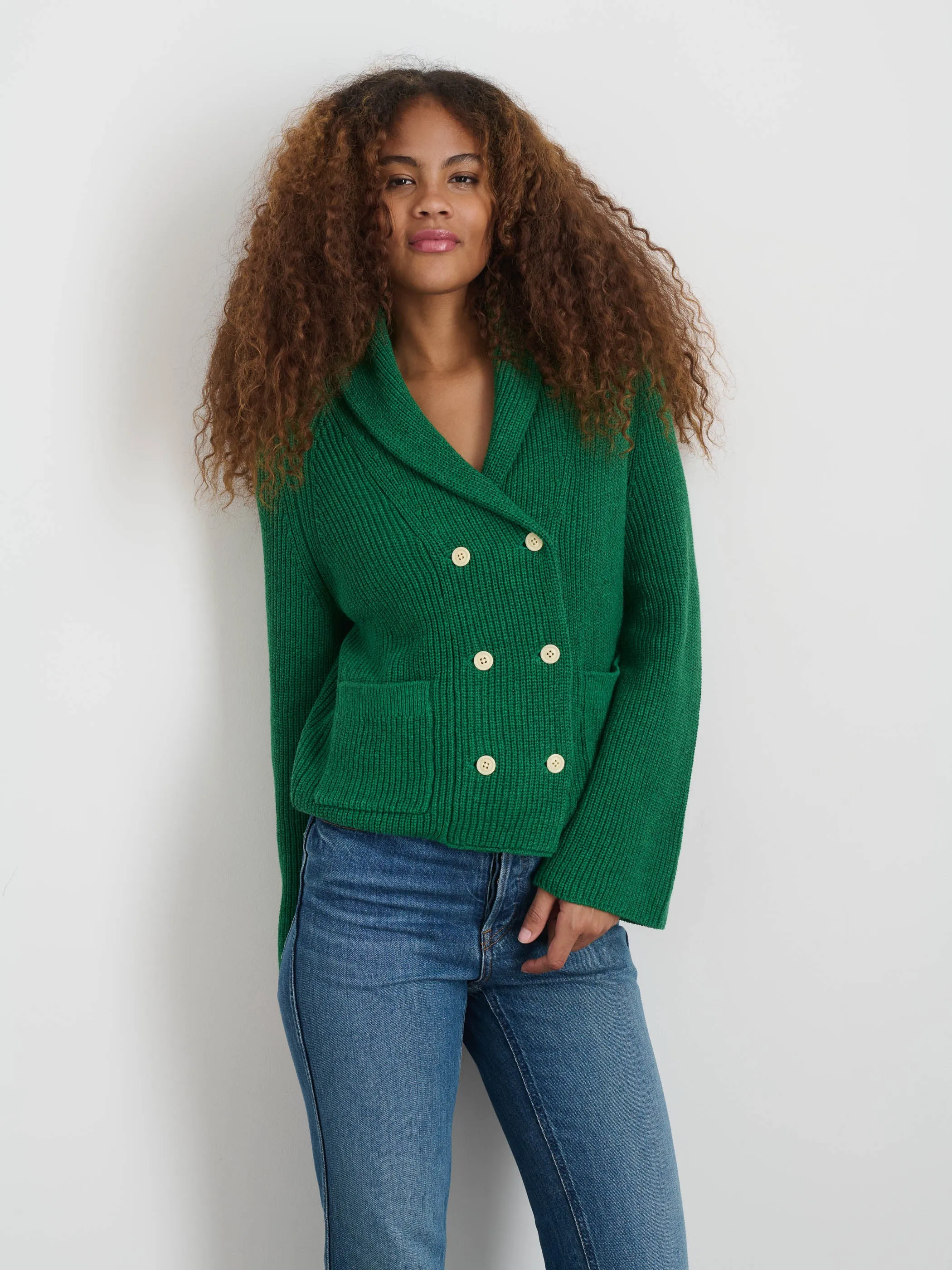 Marseille Cardigan In Cotton Linen