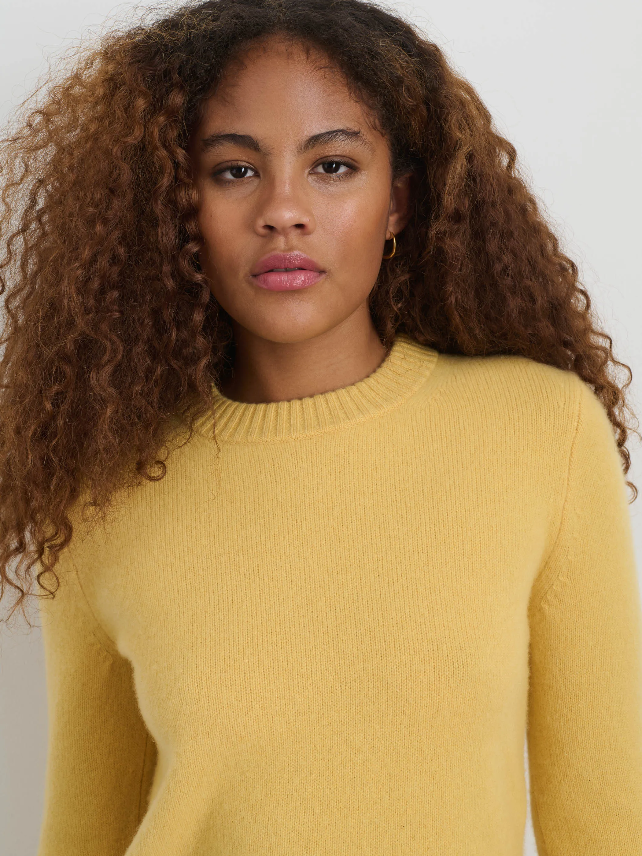 Michelle Crewneck Sweater in Cashmere