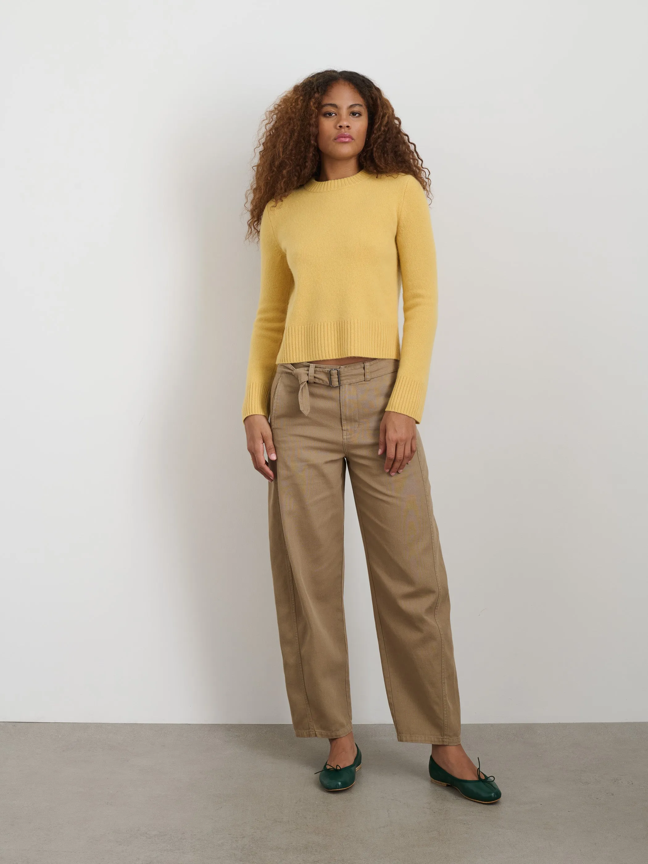 Michelle Crewneck Sweater in Cashmere