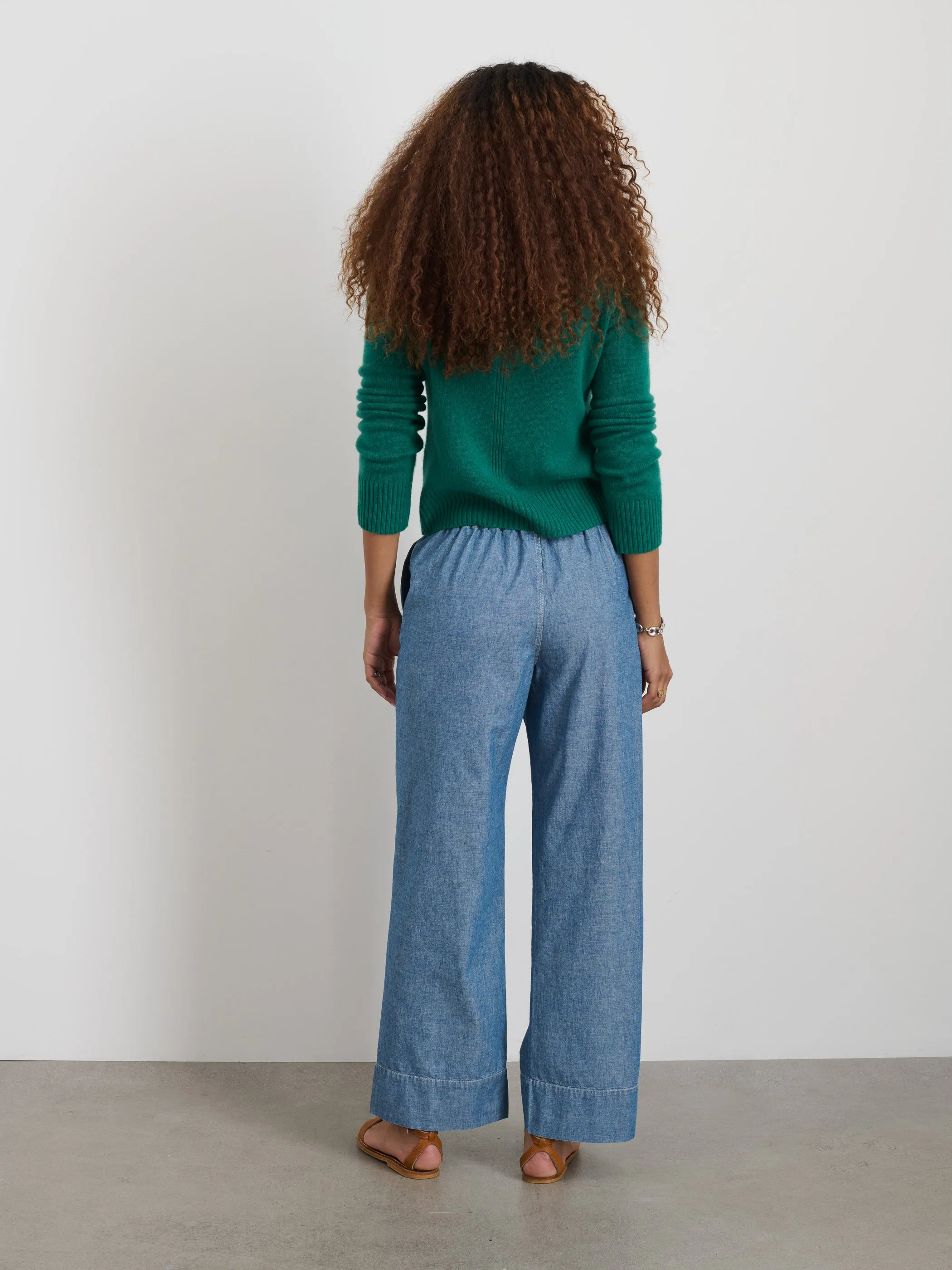 Michelle Crewneck Sweater in Cashmere