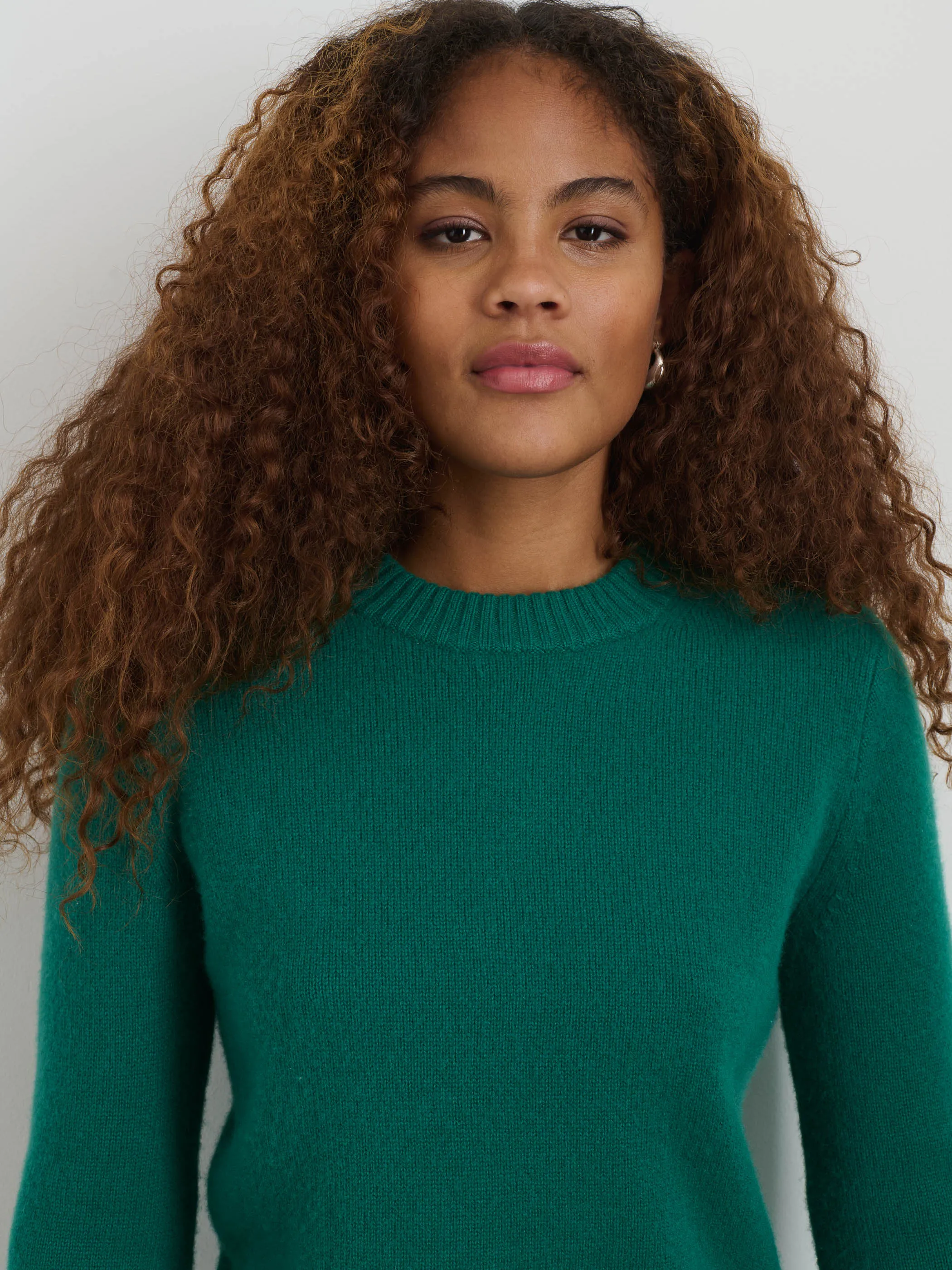 Michelle Crewneck Sweater in Cashmere